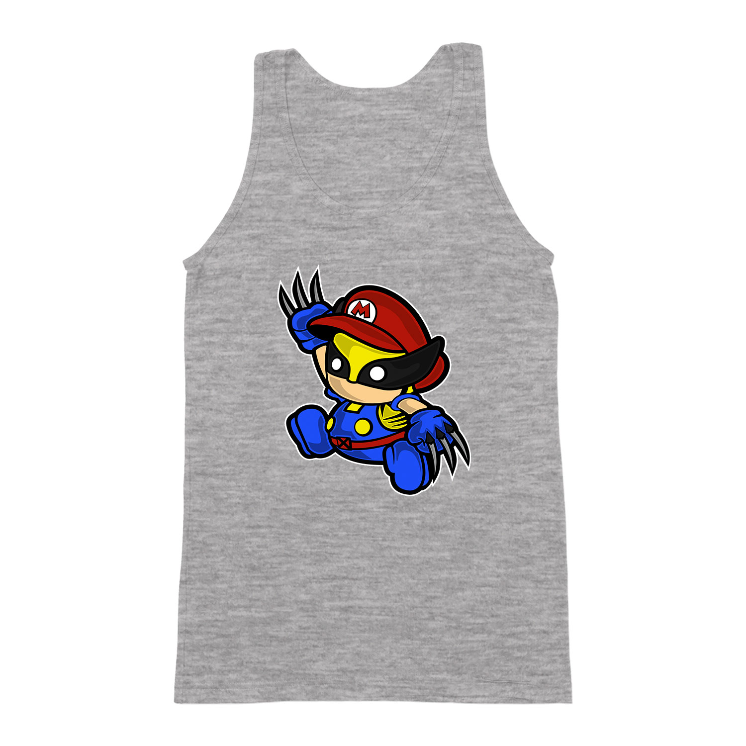 wolverine mario Sportszürke Férfi Trikó