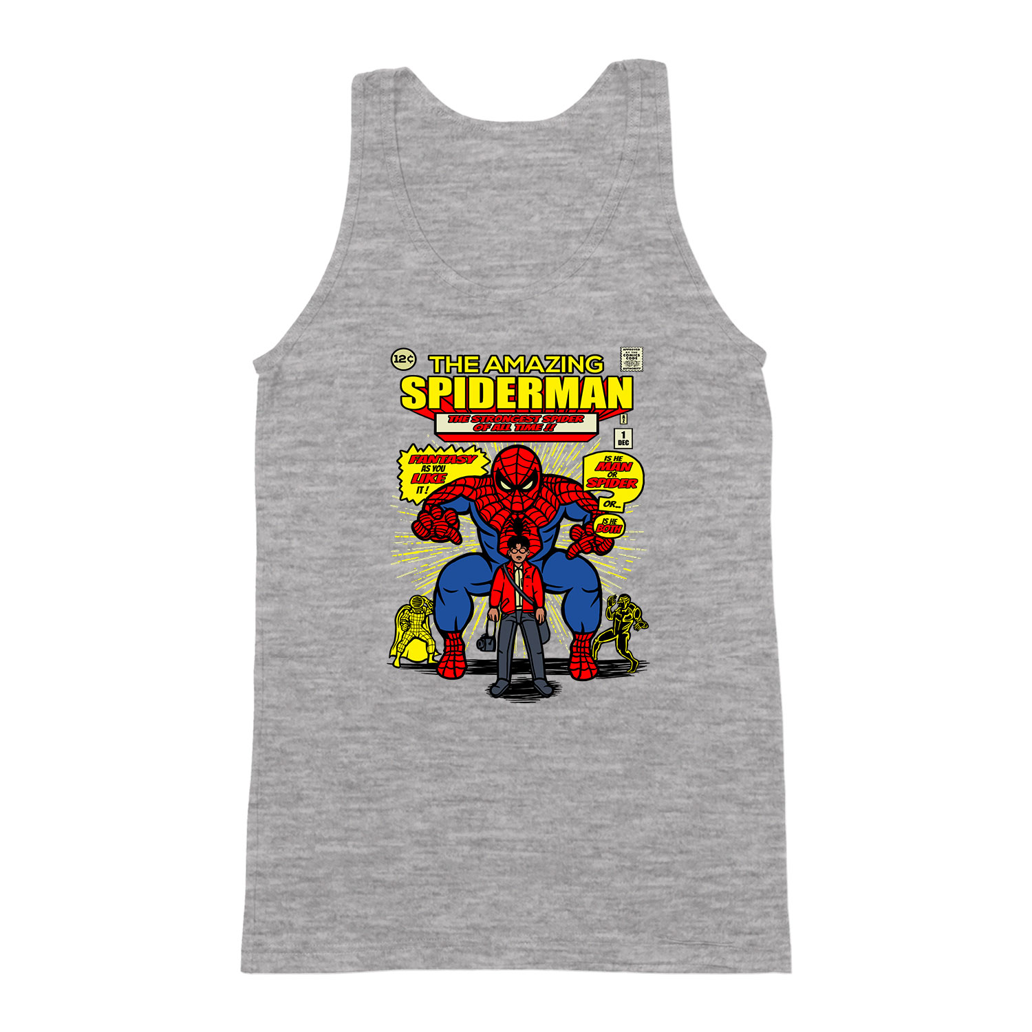 Amazing Spider Man pókember Sportszürke Férfi Trikó