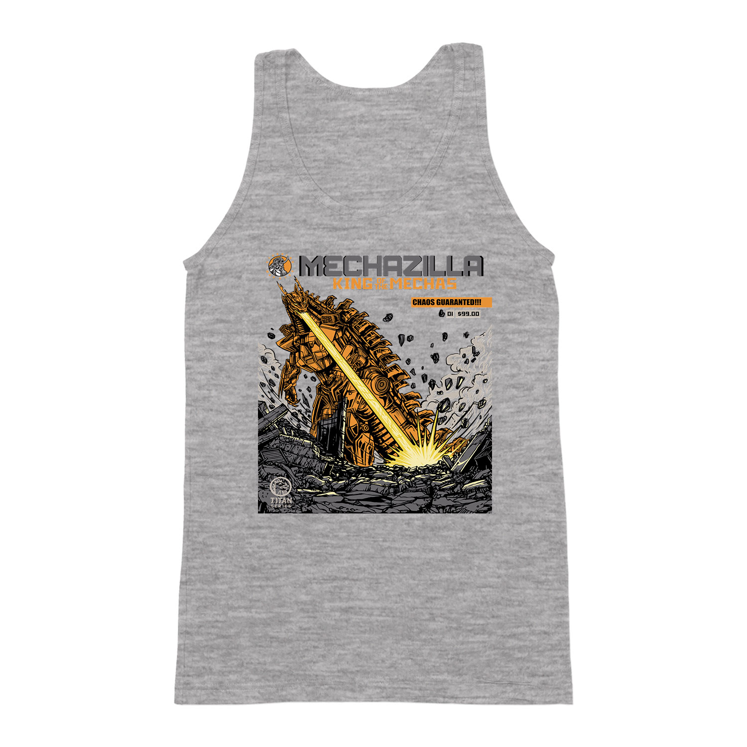 godzilla Sportszürke Férfi Trikó