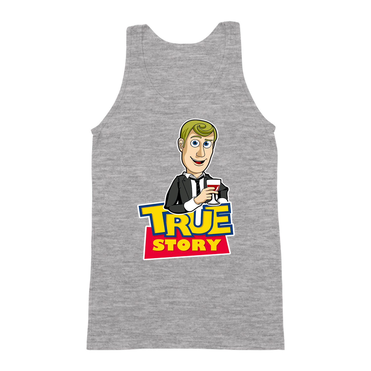 barney stinson humor true story Sportszürke Férfi Trikó