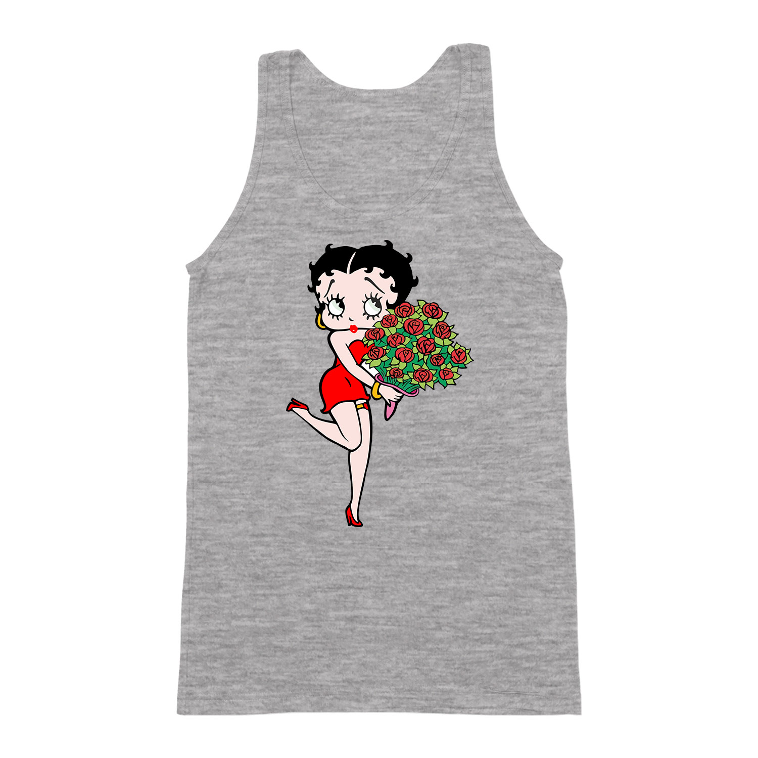 betty boop Sportszürke Férfi Trikó