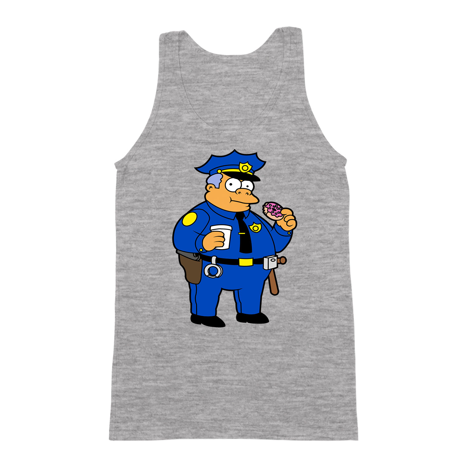 simpson család wiggum rendőr Sportszürke Férfi Trikó