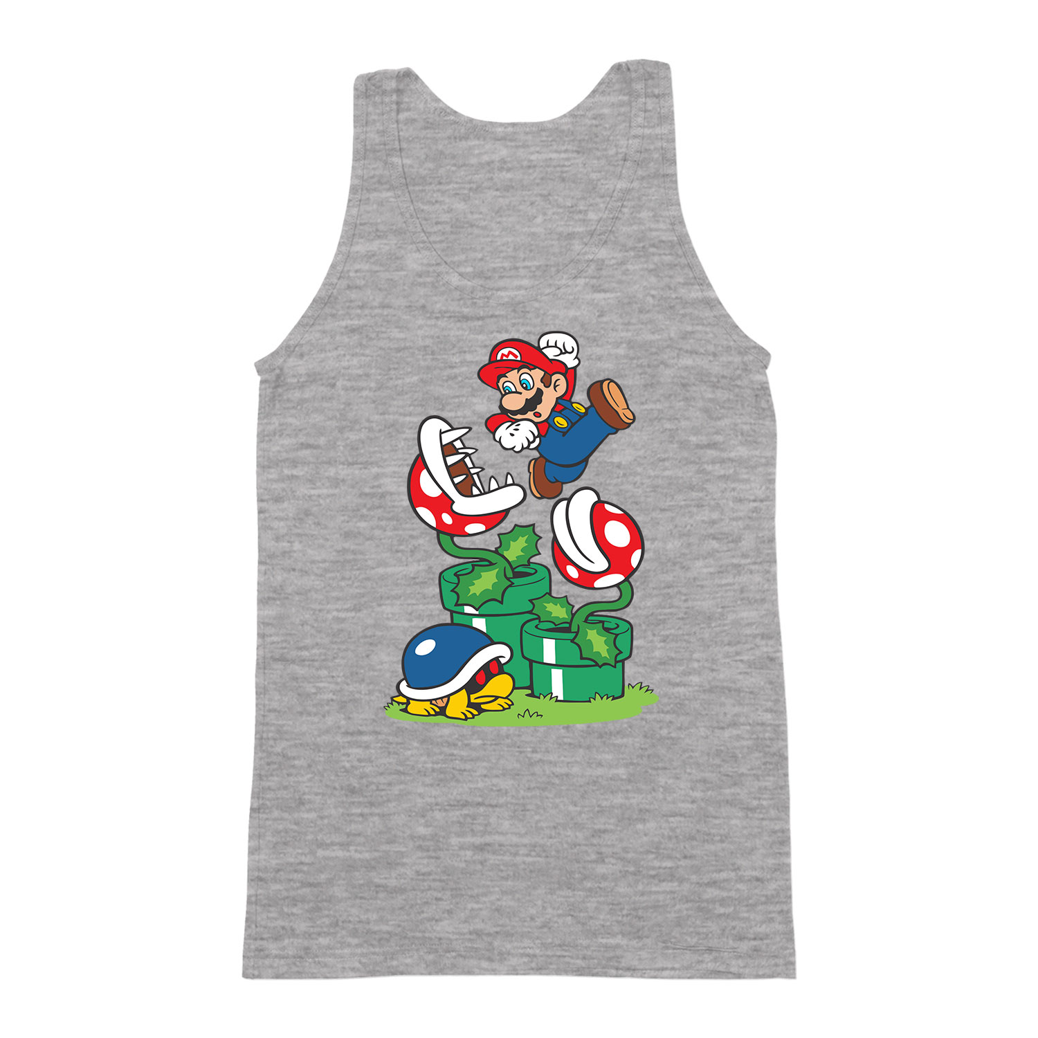 super mario Sportszürke Férfi Trikó