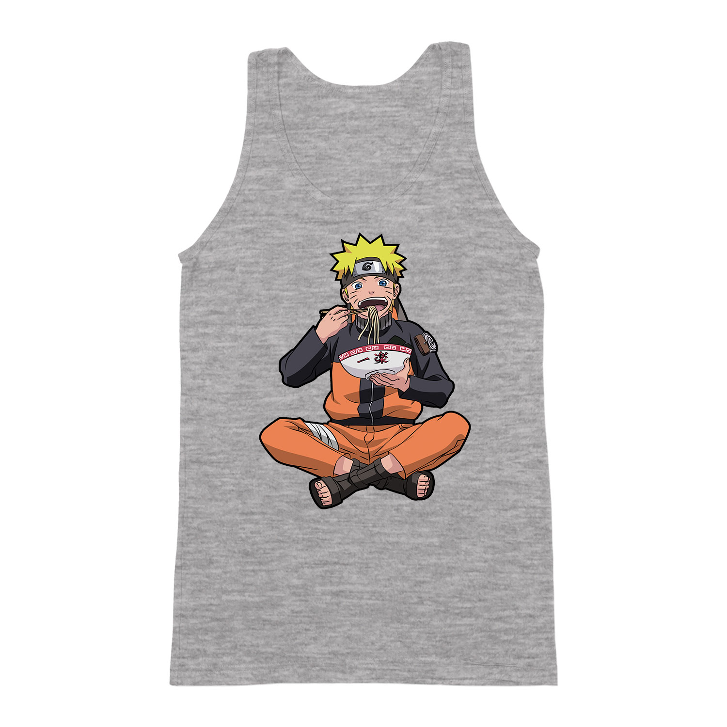 naruto Sportszürke Férfi Trikó