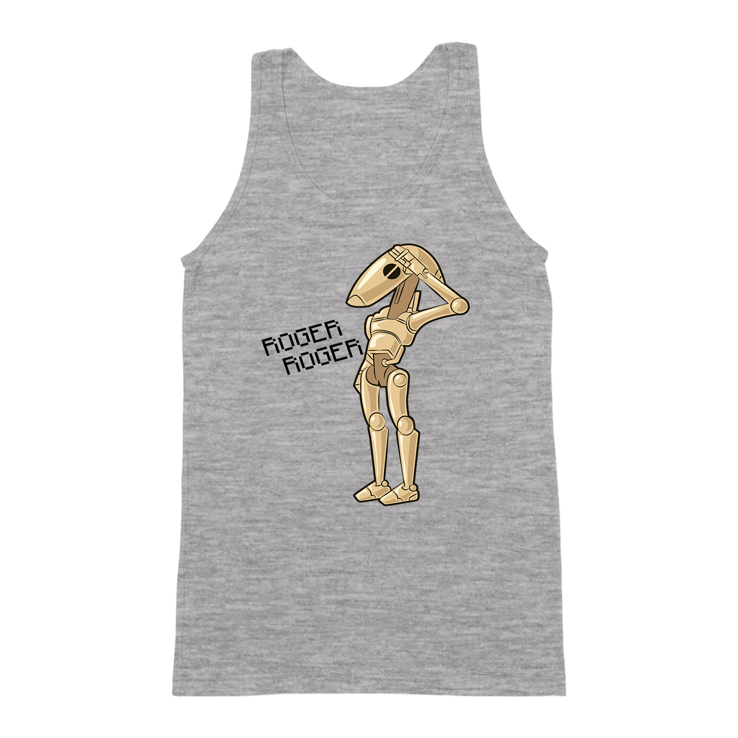 star wars roger droid Sportszürke Férfi Trikó