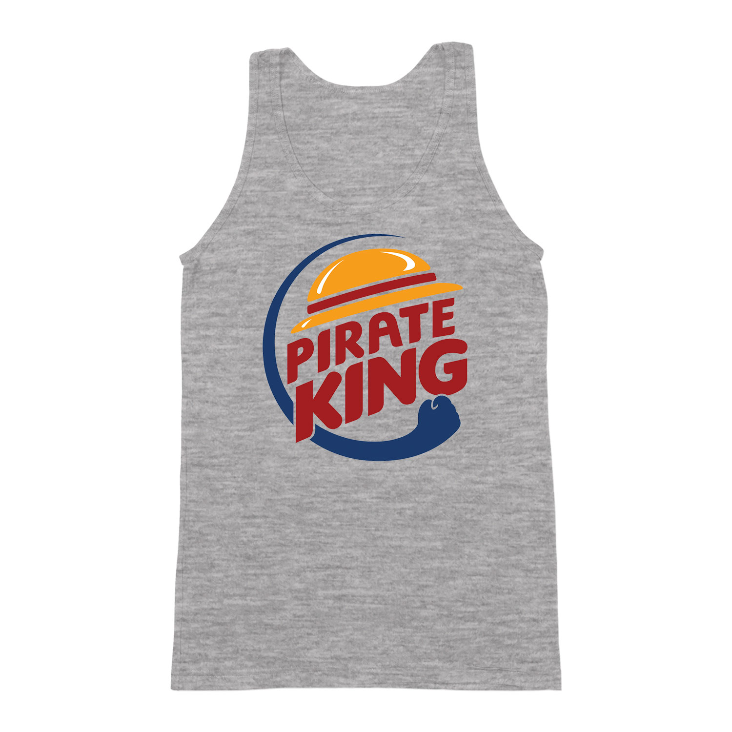 One Piece Pirate King Sportszürke Férfi Trikó