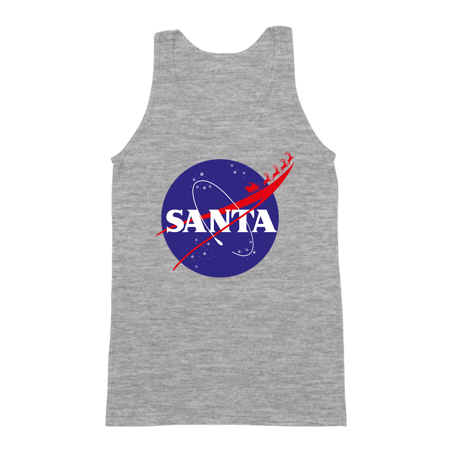 Santa Mikulás Karácsony nasa Sportszürke Férfi Trikó