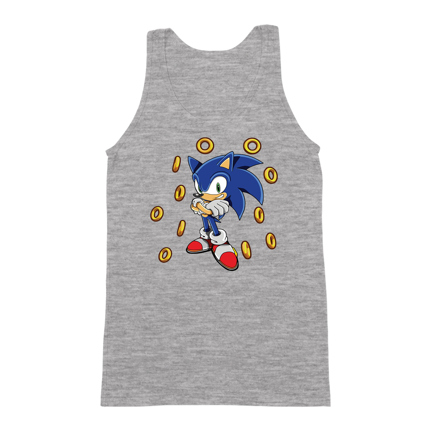 sonic a sündisznó Sportszürke Férfi Trikó