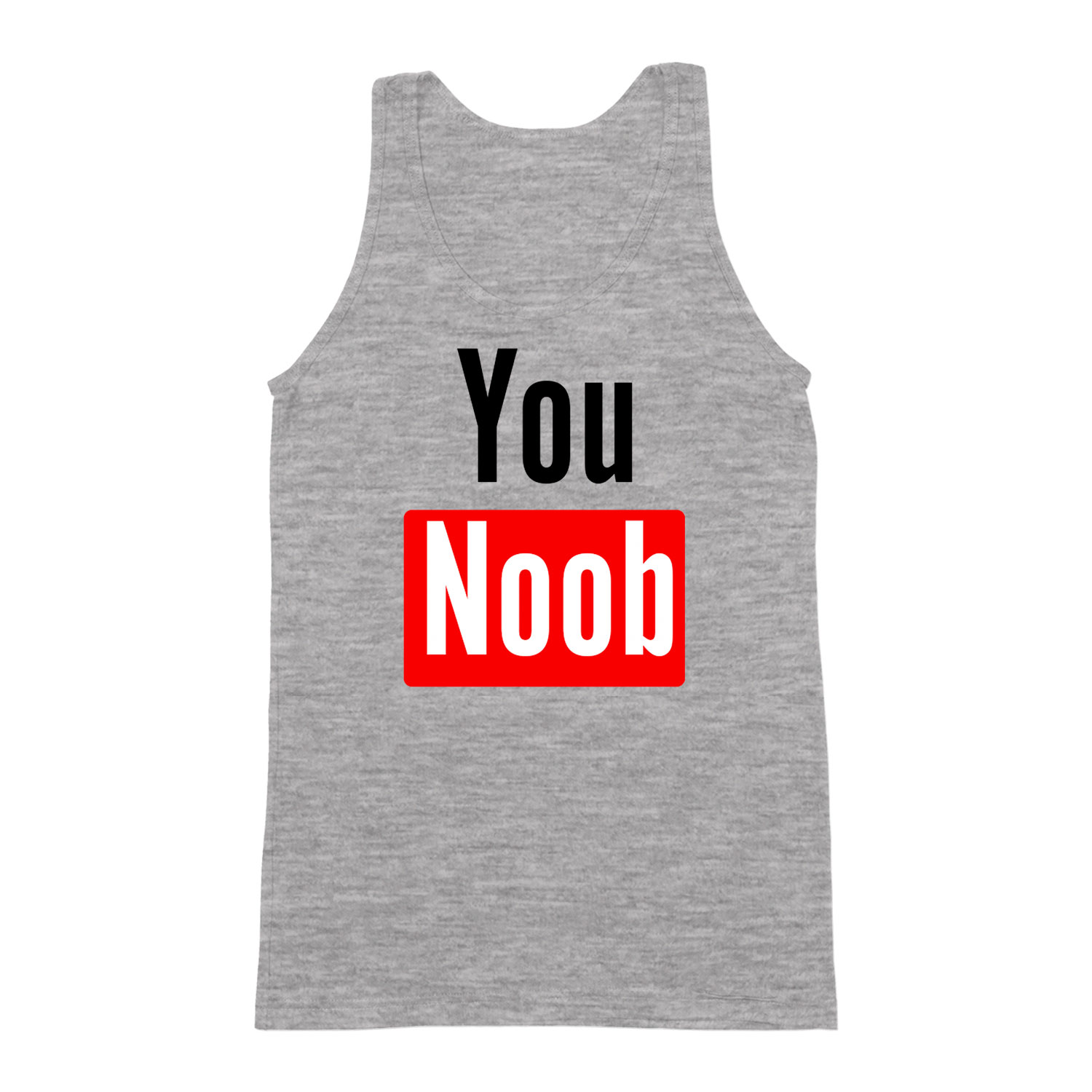 youtube you noob Sportszürke Férfi Trikó