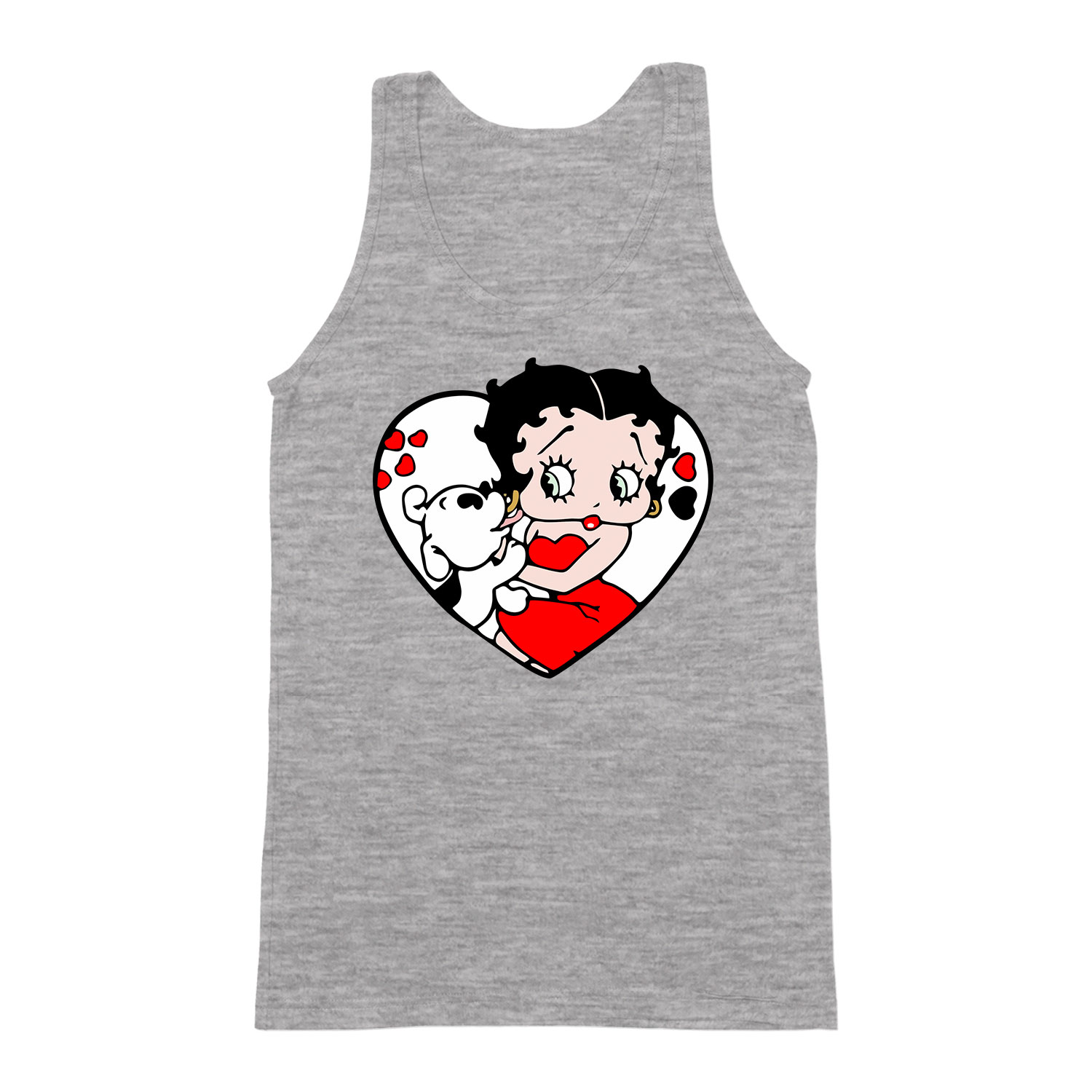 betty boop Sportszürke Férfi Trikó