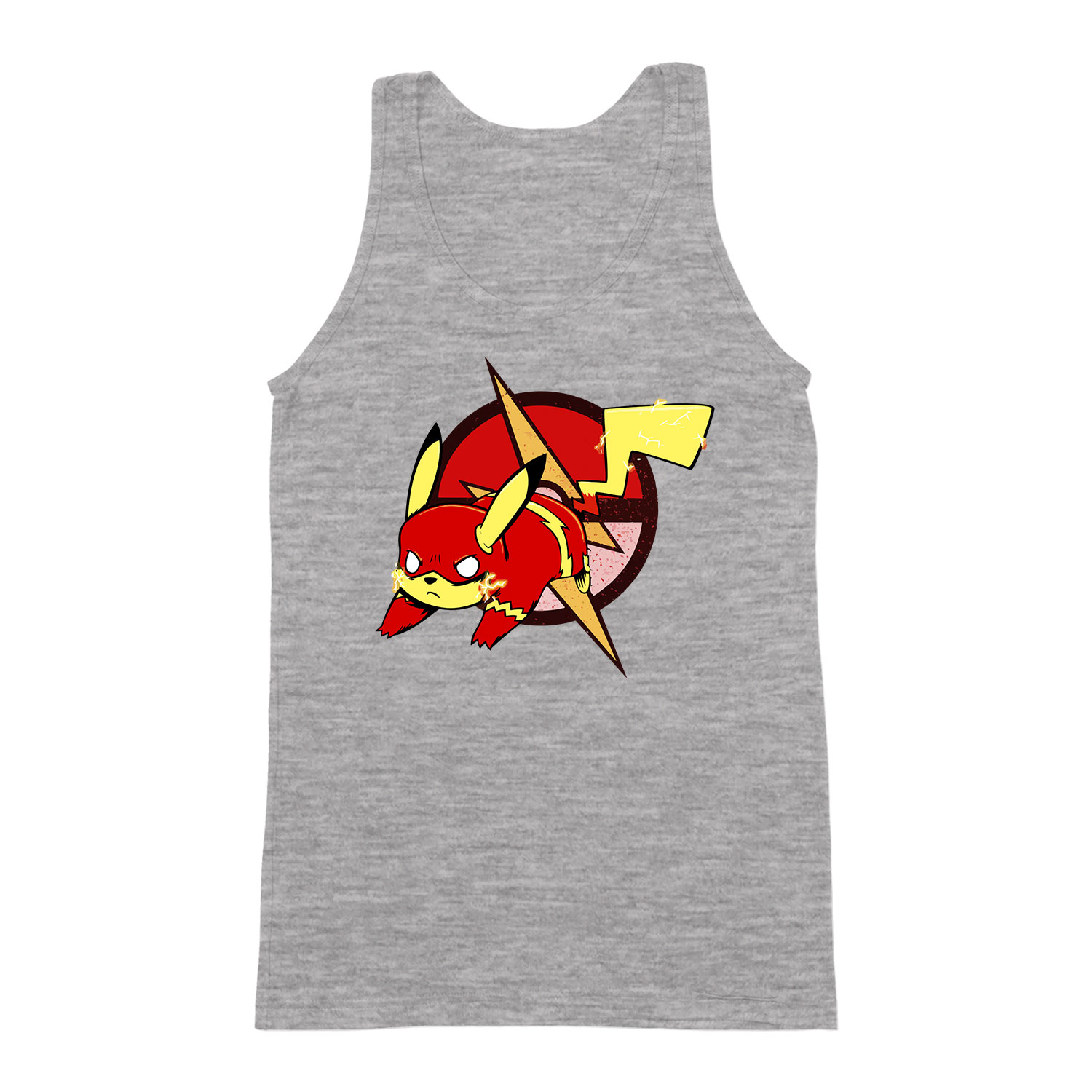 flash pikachu pokemon Sportszürke Férfi Trikó