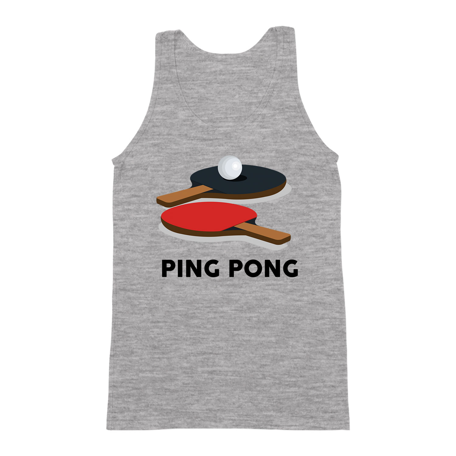 ping pong Sportszürke Férfi Trikó