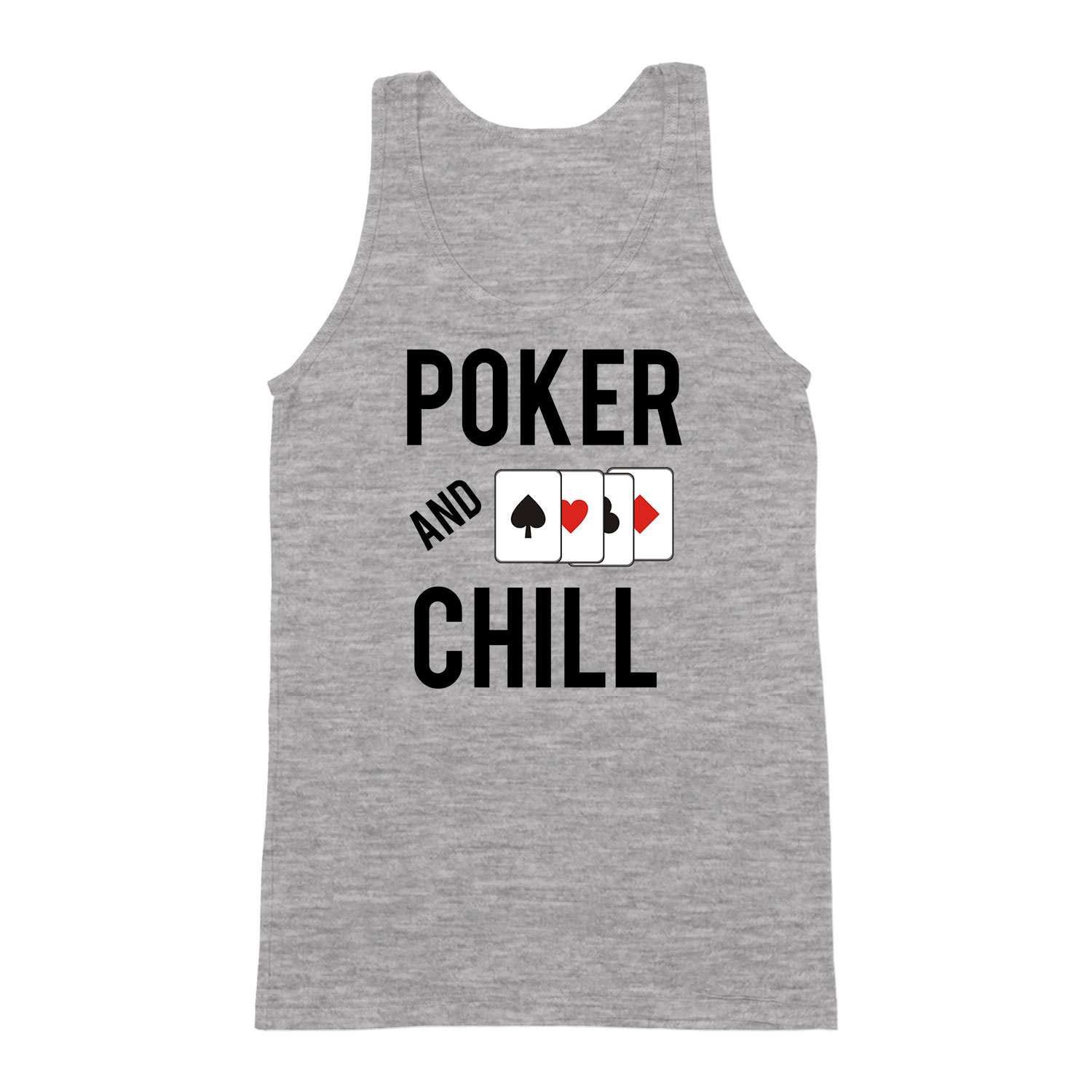 poker and chill Sportszürke Férfi Trikó