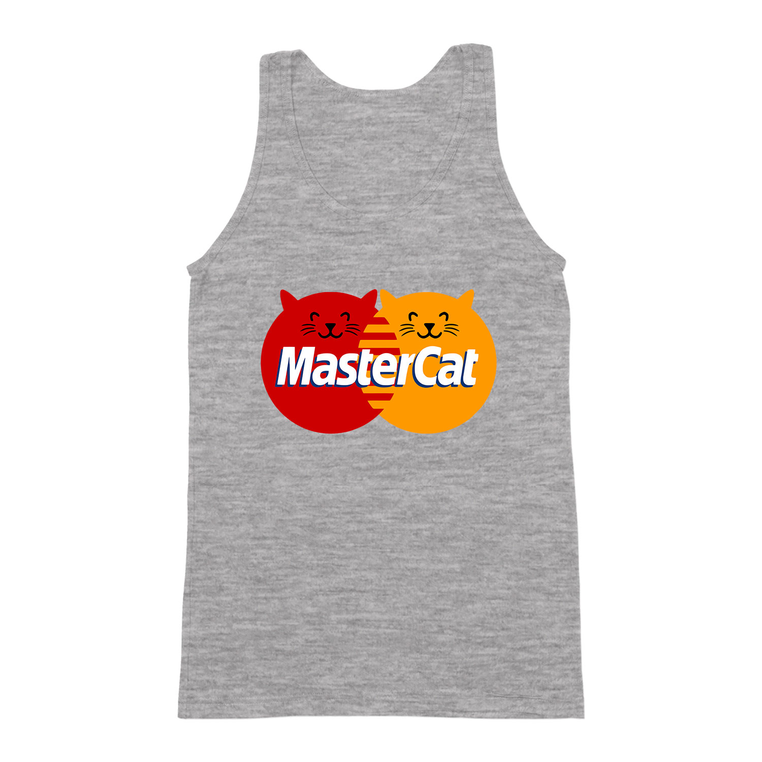 master cat macska macskás cica cicás Sportszürke Férfi Trikó