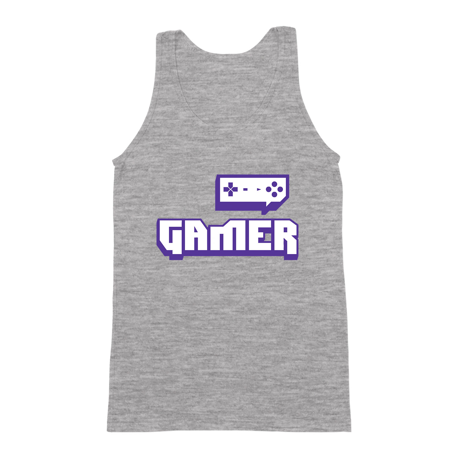 twitch gamer Sportszürke Férfi Trikó