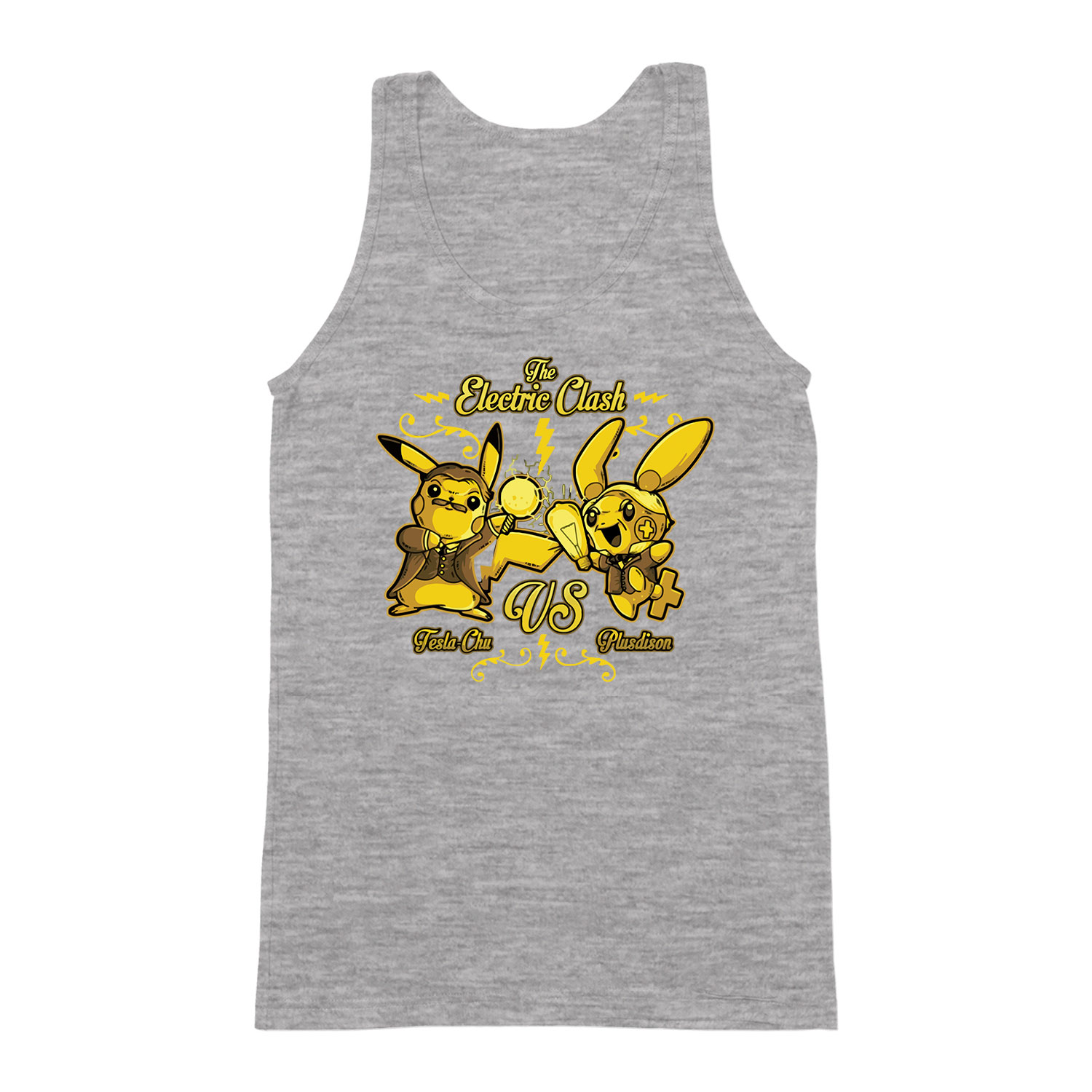 pikachu Sportszürke Férfi Trikó
