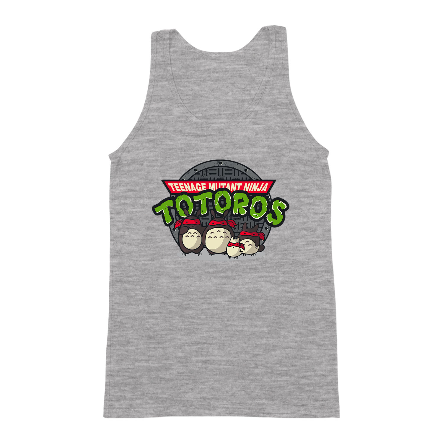 totoro totoros Sportszürke Férfi Trikó