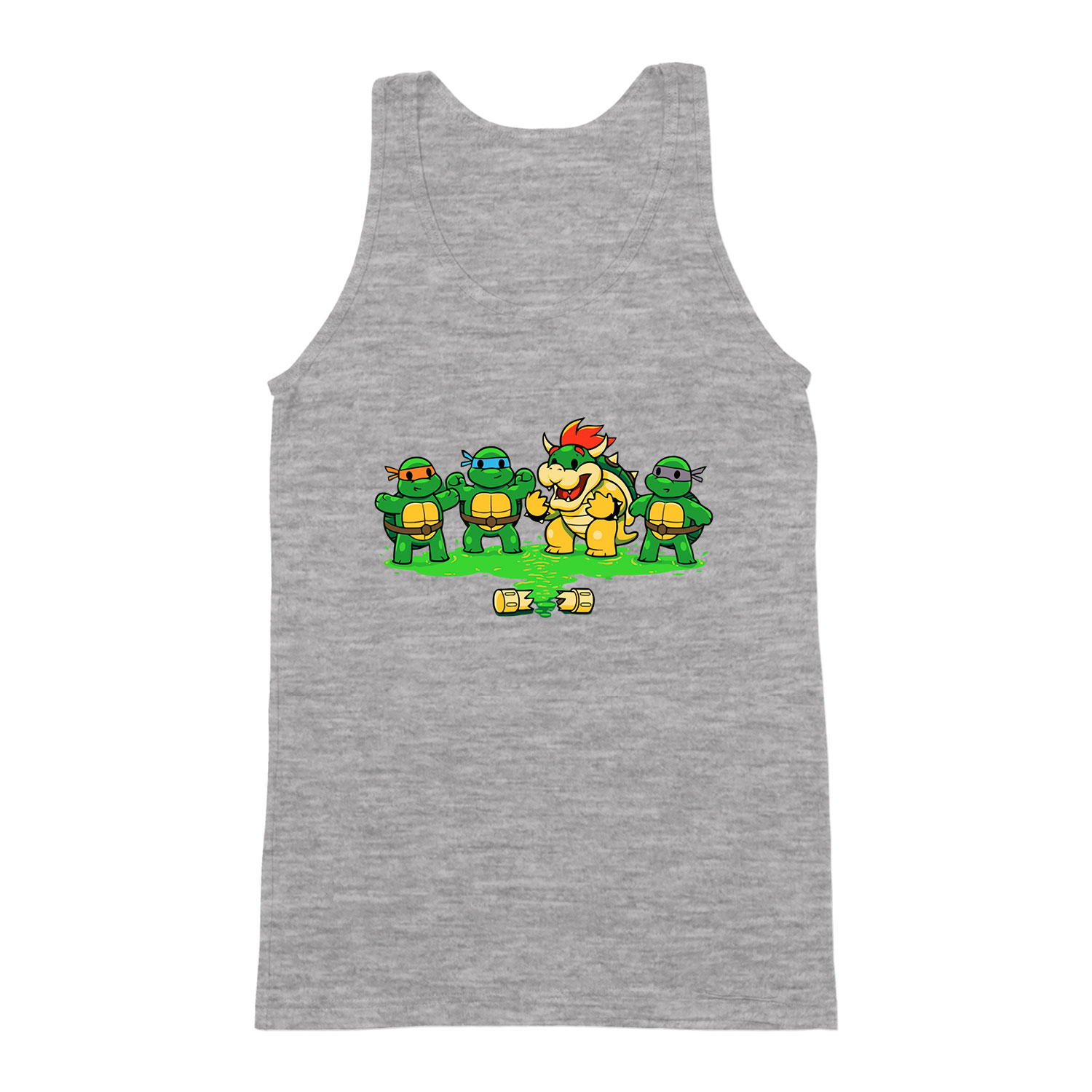 tini ninja teknőcök bowser Sportszürke Férfi Trikó