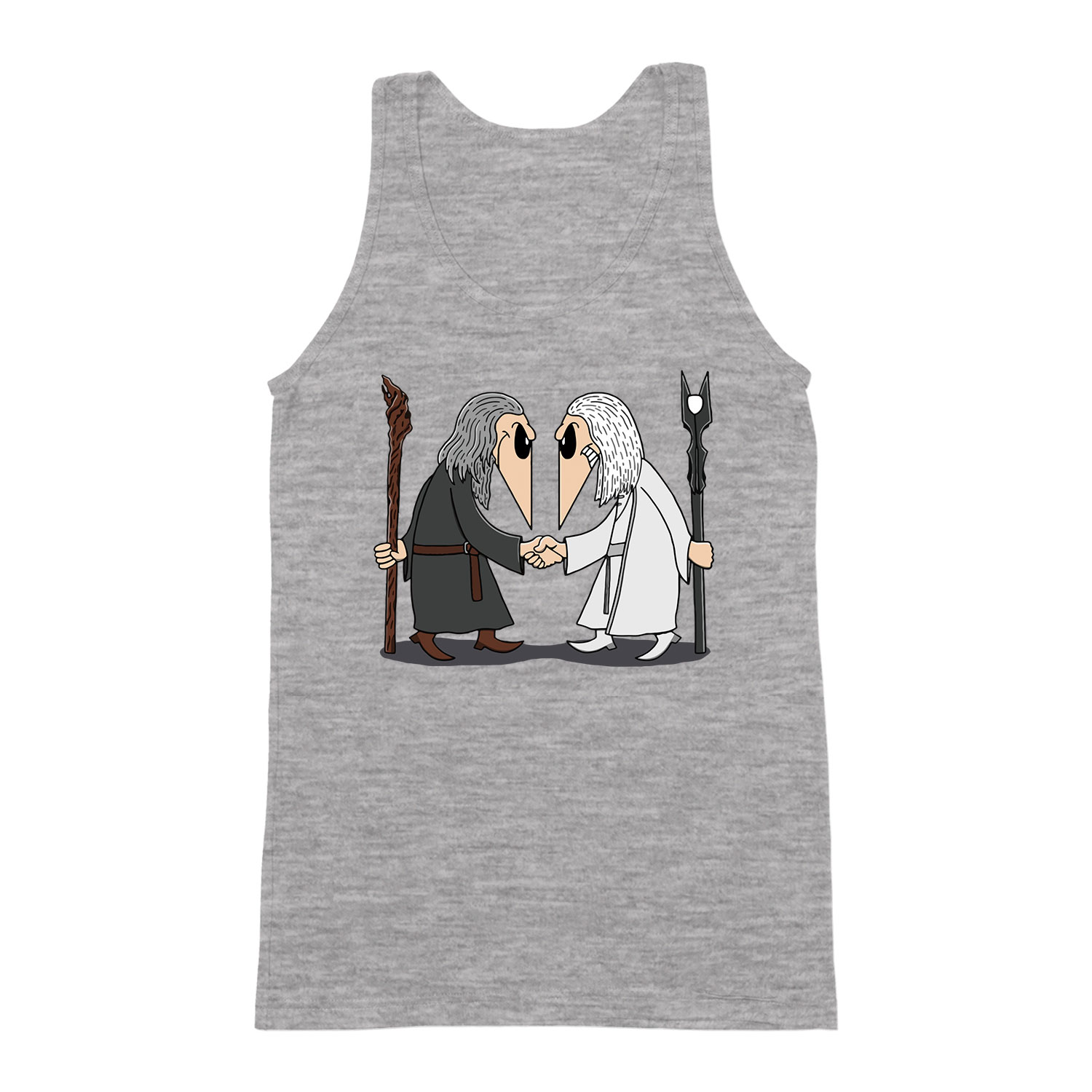 gandalf szarumán Sportszürke Férfi Trikó