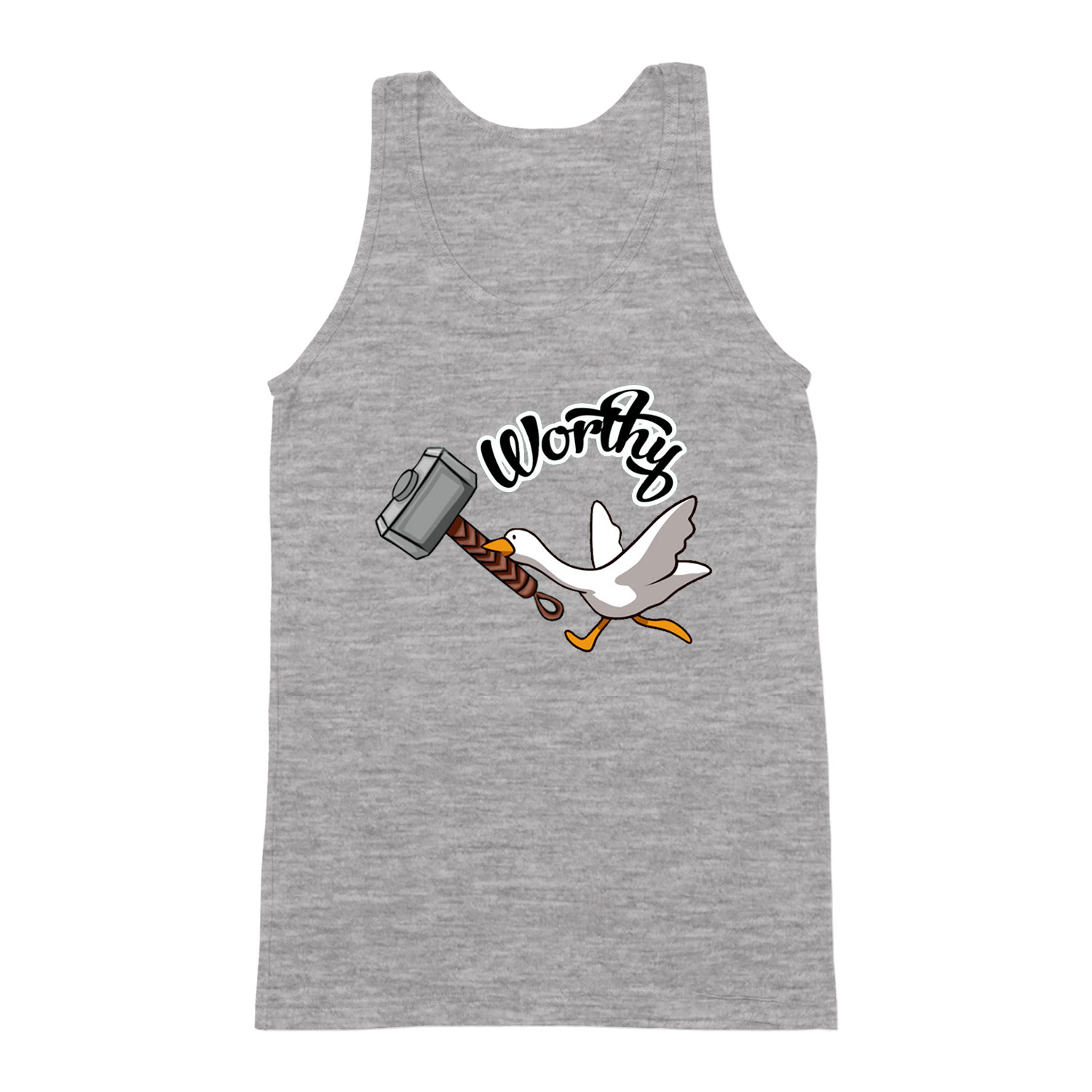 untilted goose game Sportszürke Férfi Trikó