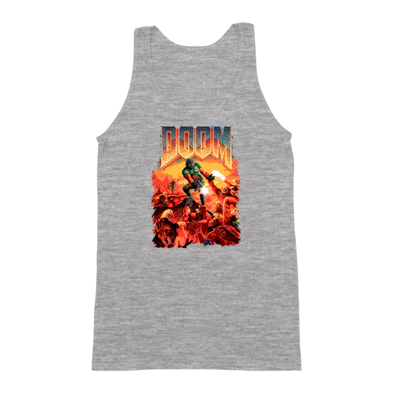 doom Sportszürke Férfi Trikó