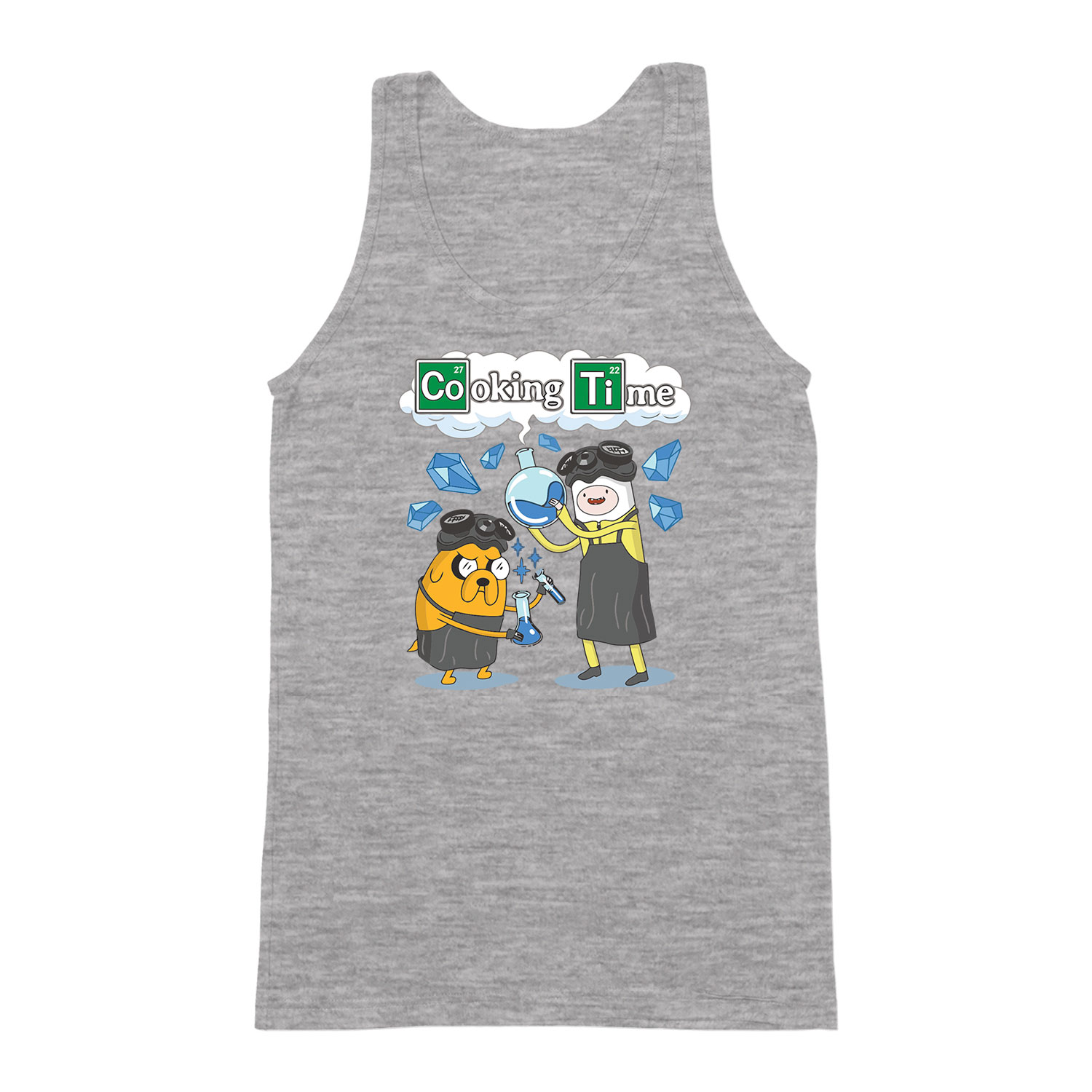 cooking time adventure time Sportszürke Férfi Trikó
