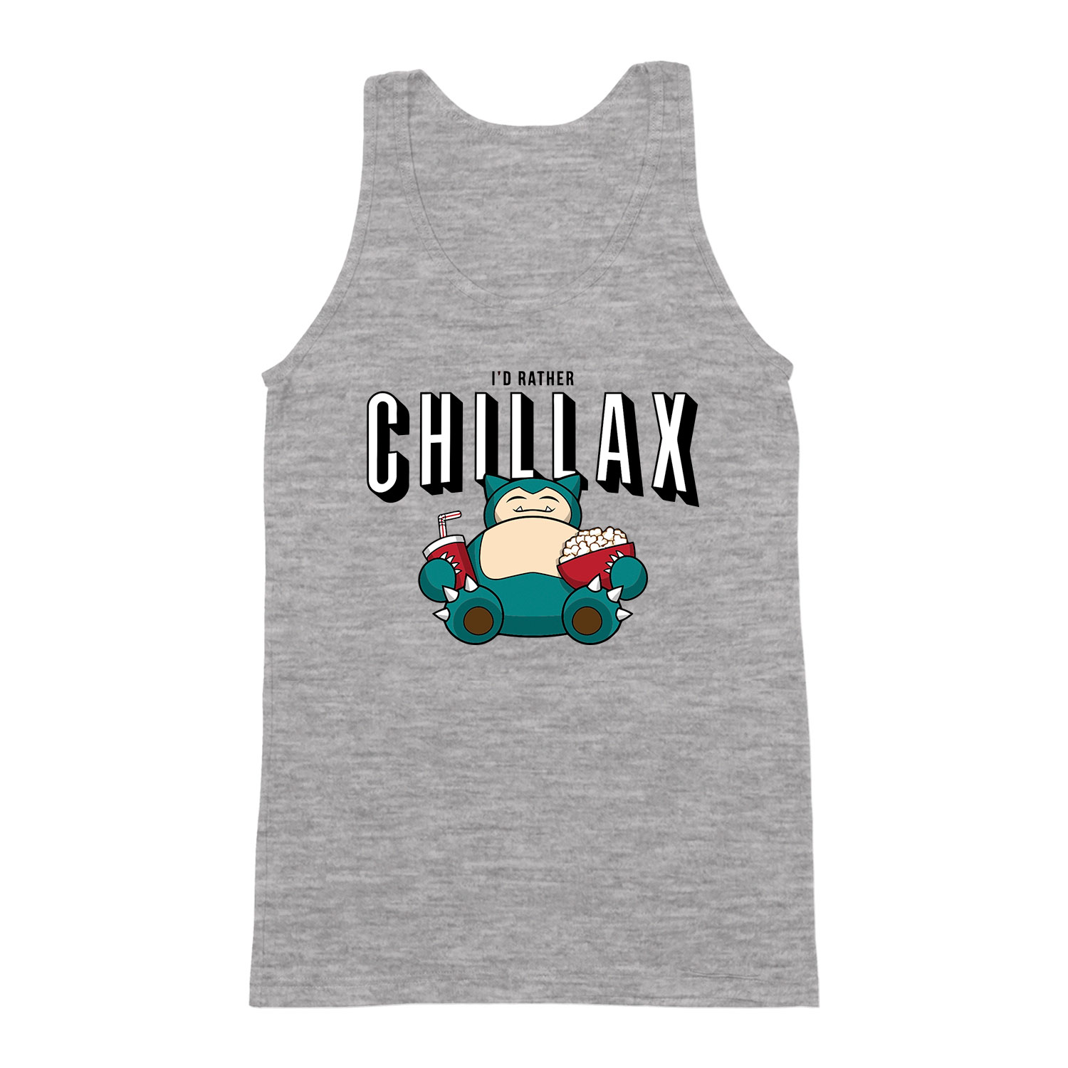 snorlax chillax Sportszürke Férfi Trikó