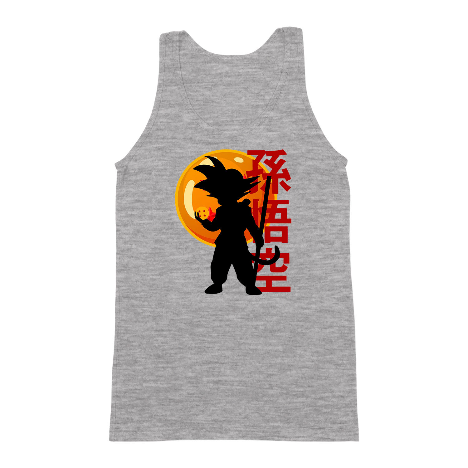 dragon ball son goku Sportszürke Férfi Trikó