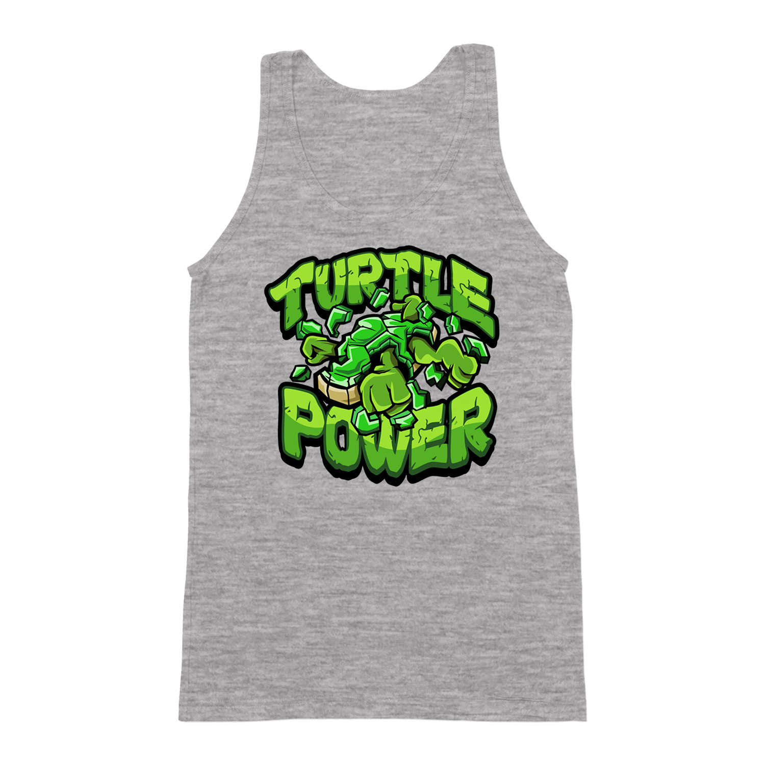 tini ninja teknőcök tmnt turtle power Sportszürke Férfi Trikó