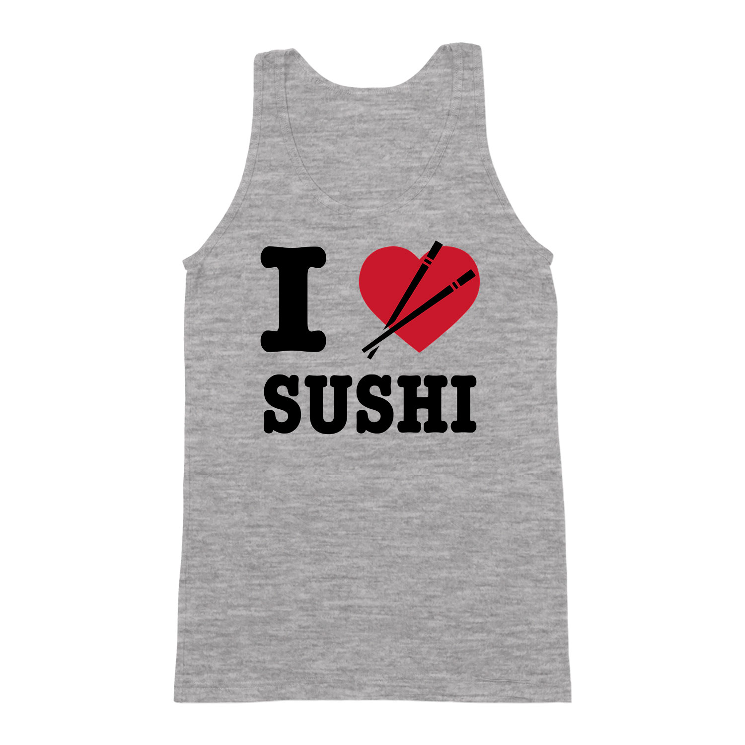 szusi sushi Sportszürke Férfi Trikó