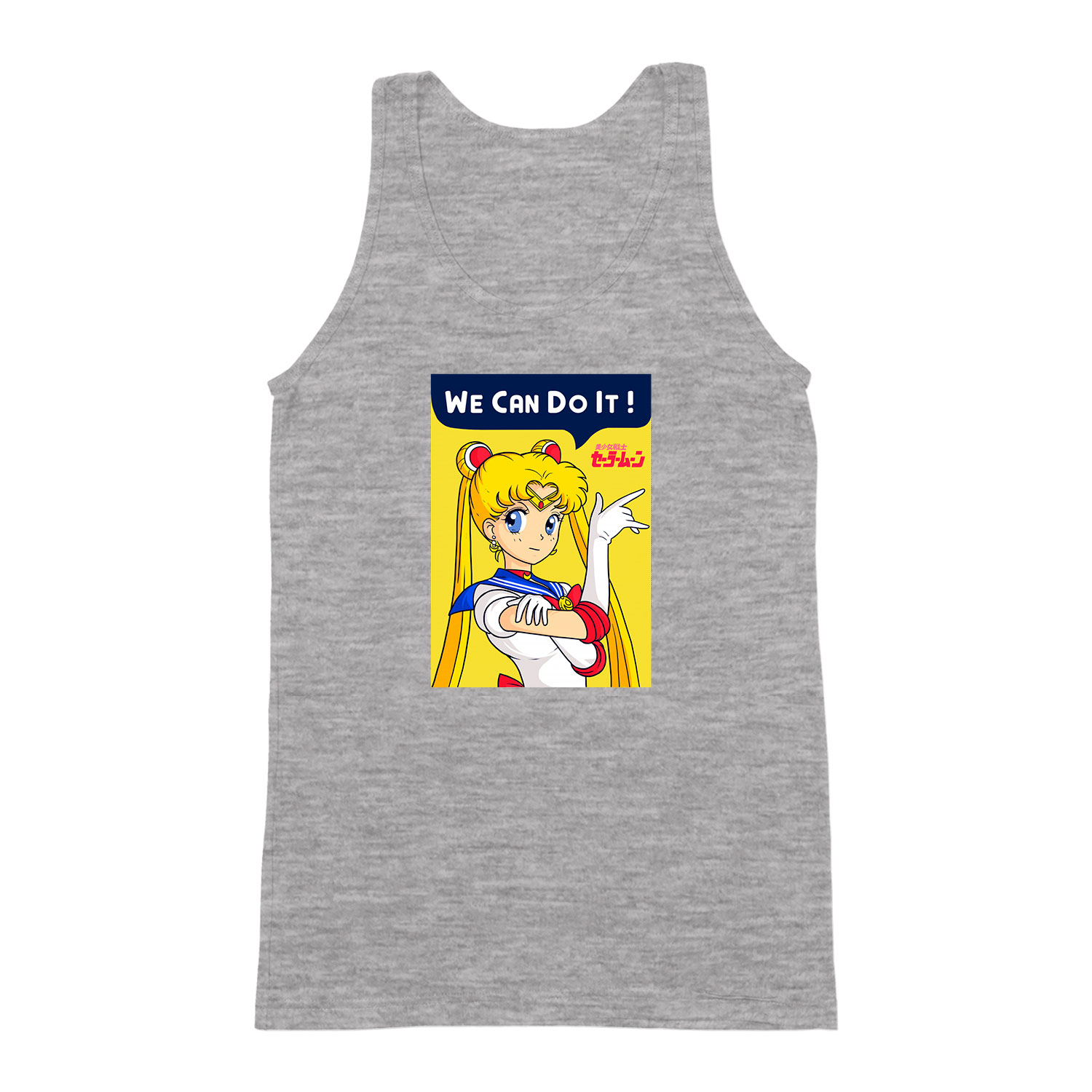 sailor moon Sportszürke Férfi Trikó