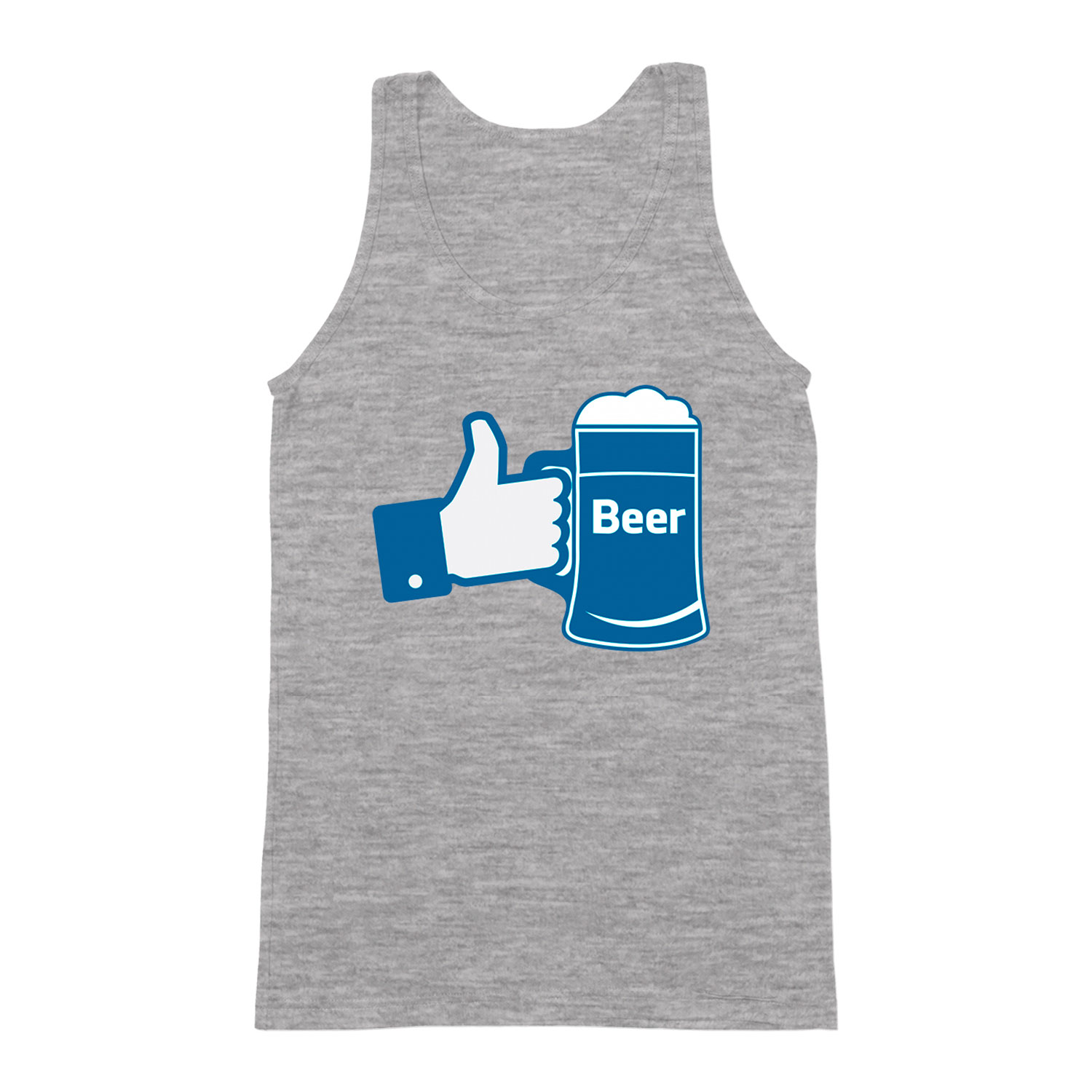 sör beer facebook Sportszürke Férfi Trikó