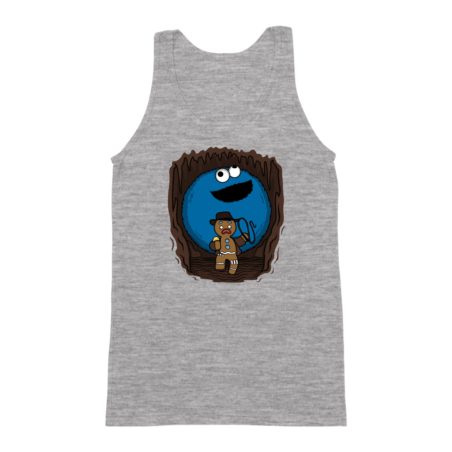 sütiszörny cookie monster Sportszürke Férfi Trikó