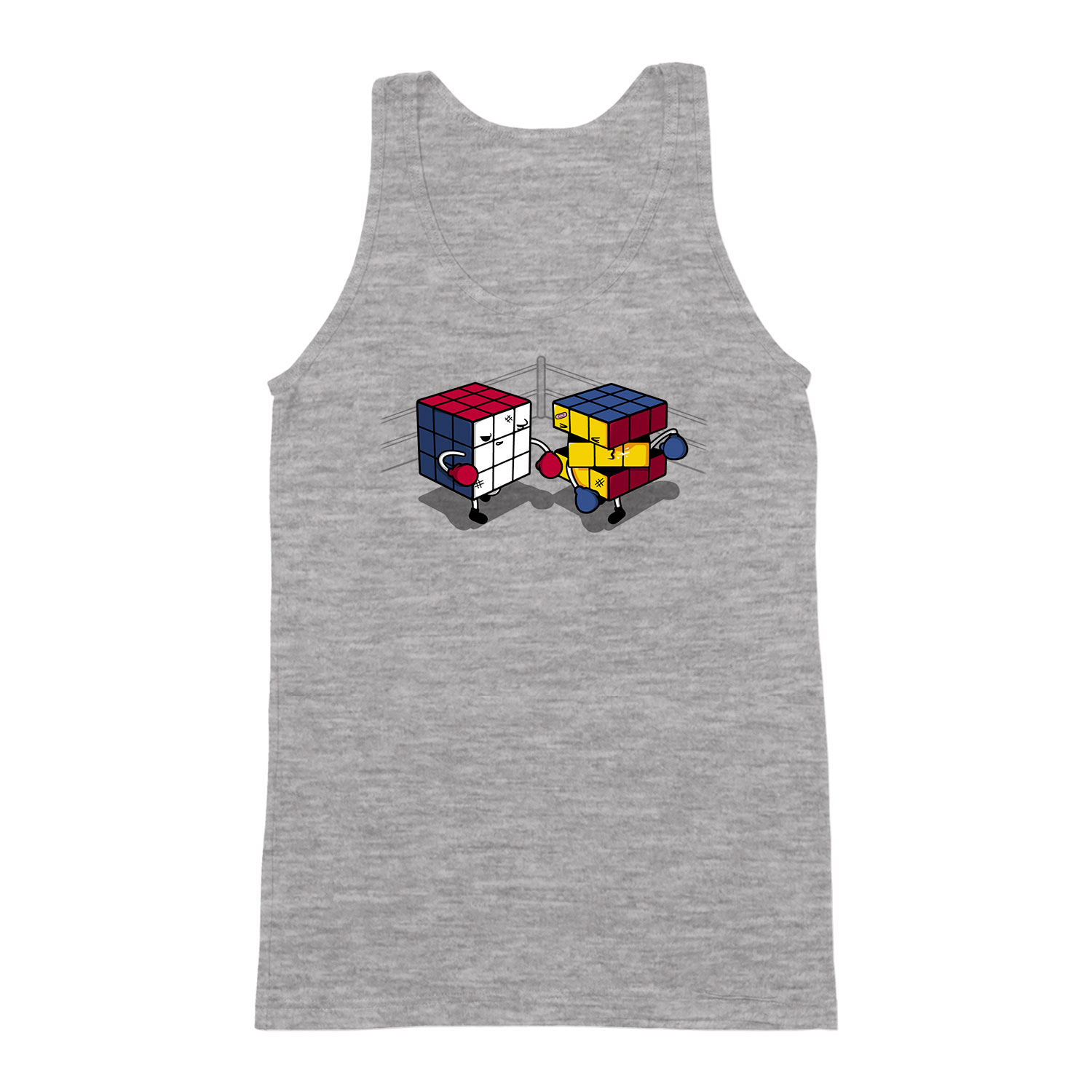 rubik kocka rubics cube Sportszürke Férfi Trikó