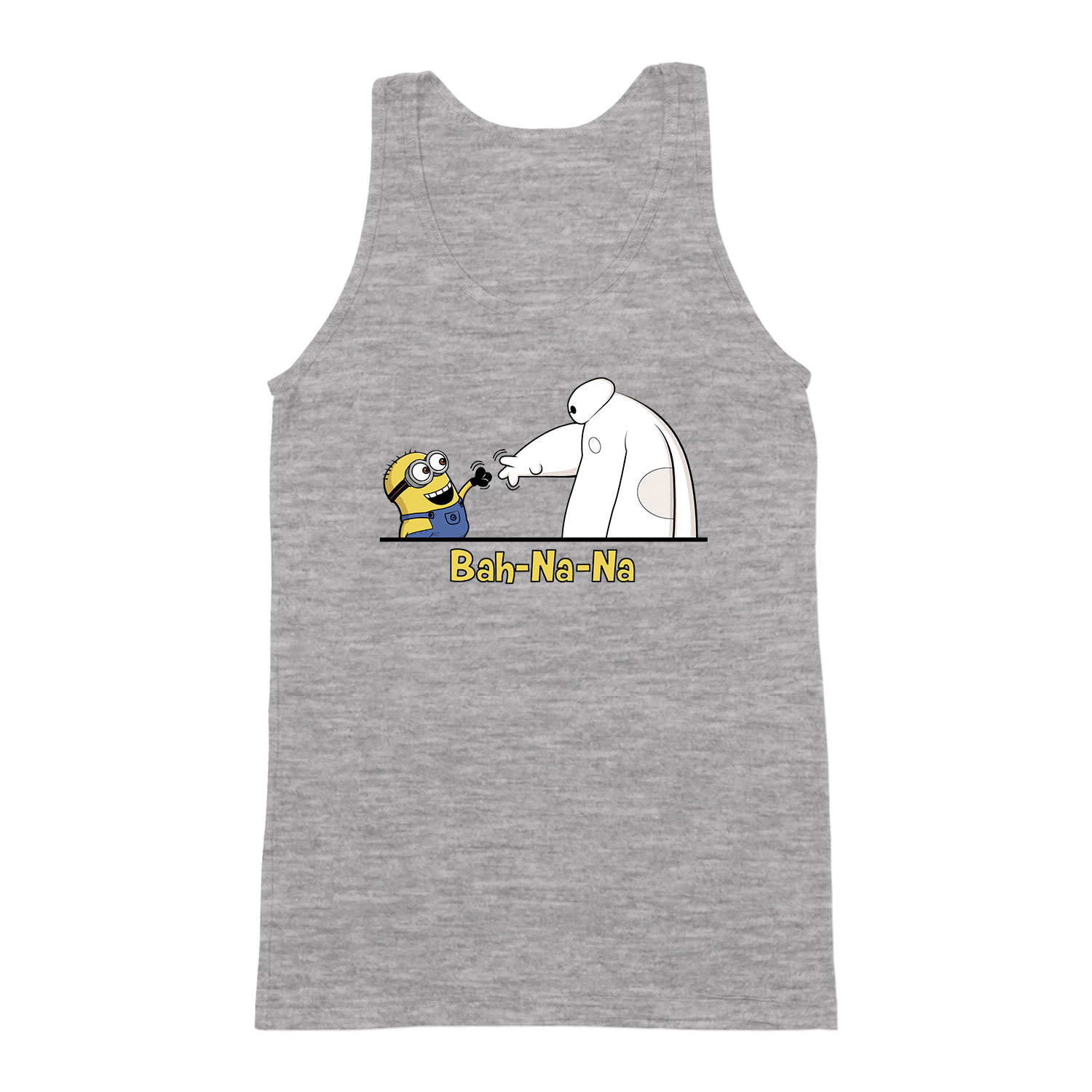 banana minion minyon minyonok baymax Sportszürke Férfi Trikó