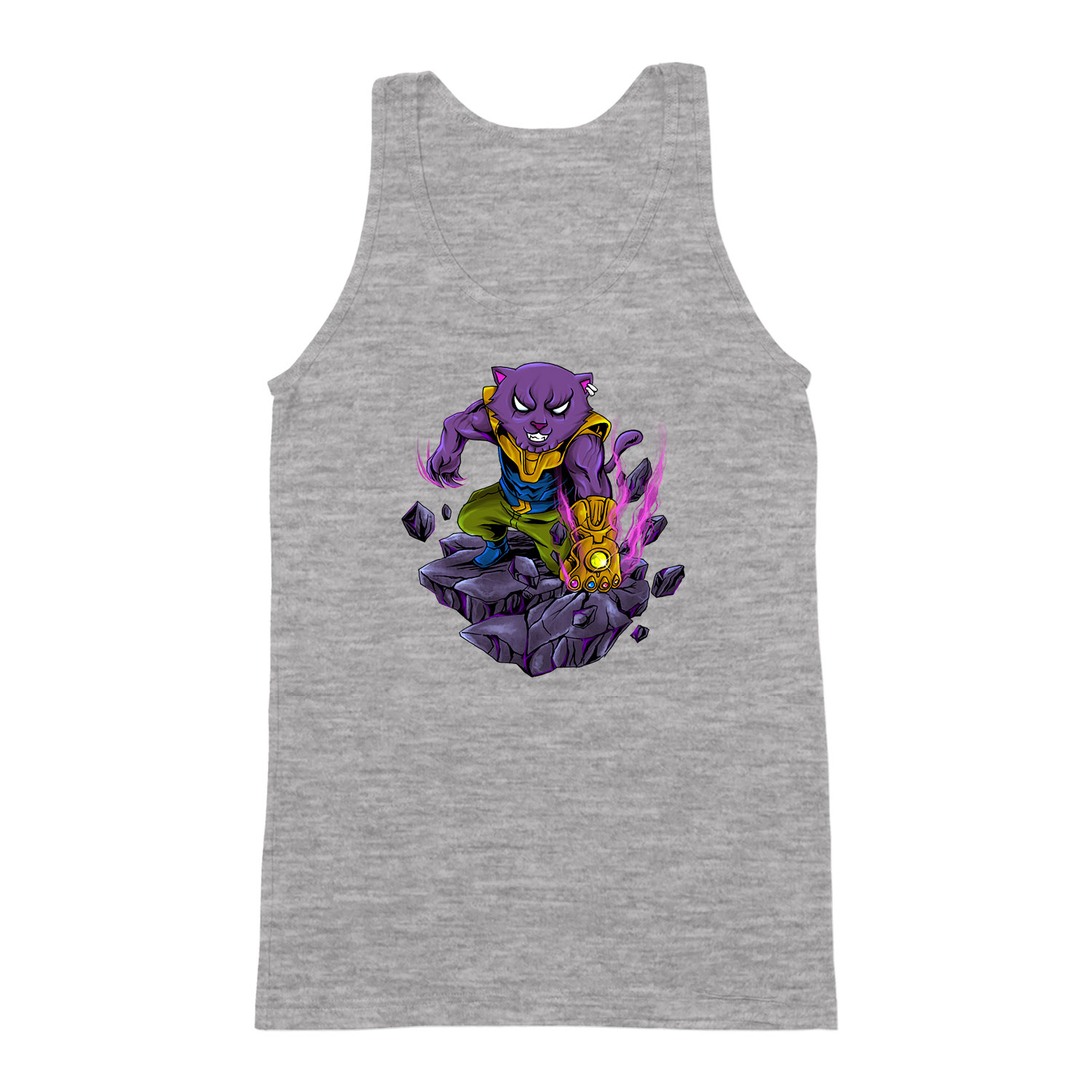 thanos macska Sportszürke Férfi Trikó
