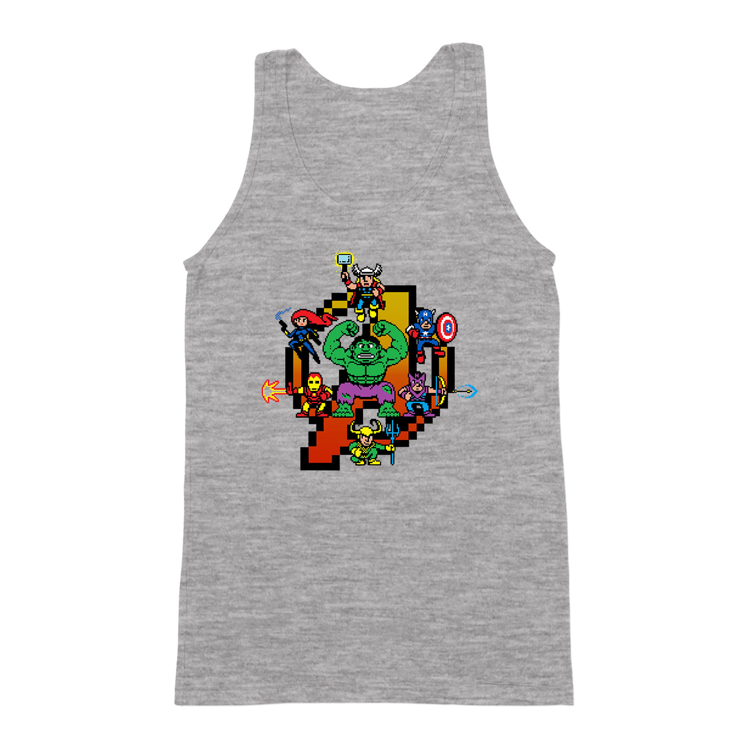 avengers bosszúállók hulk thor pókember Sportszürke Férfi Trikó