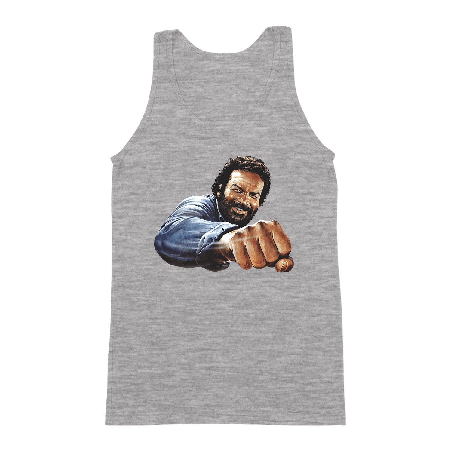bud spencer pofon Sportszürke Férfi Trikó