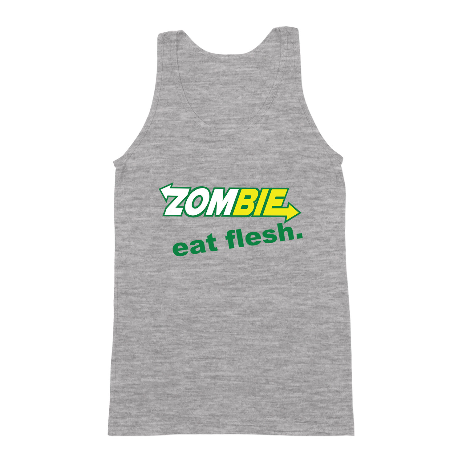 zombie zombis zombik Sportszürke Férfi Trikó