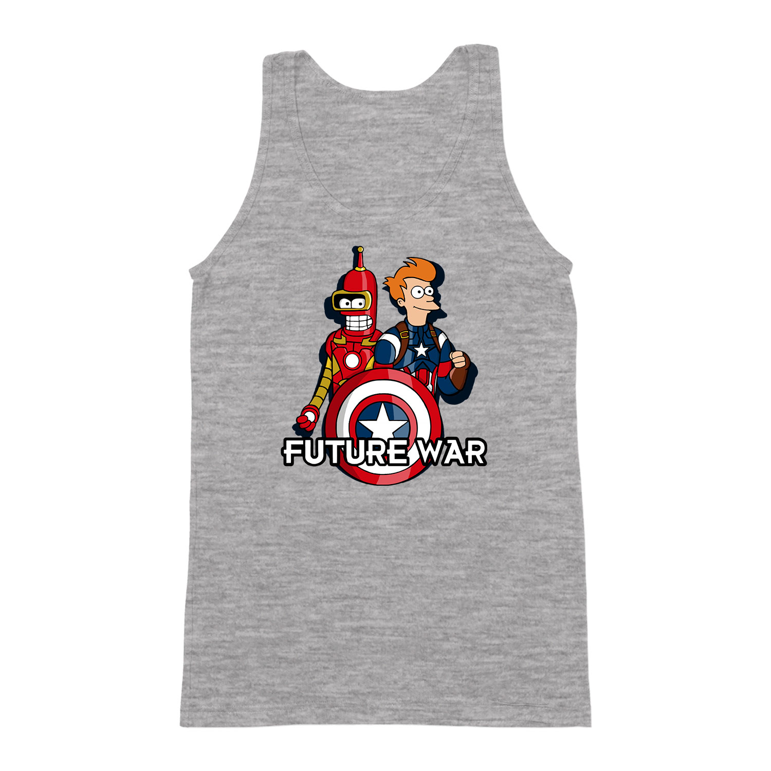 futurama Sportszürke Férfi Trikó