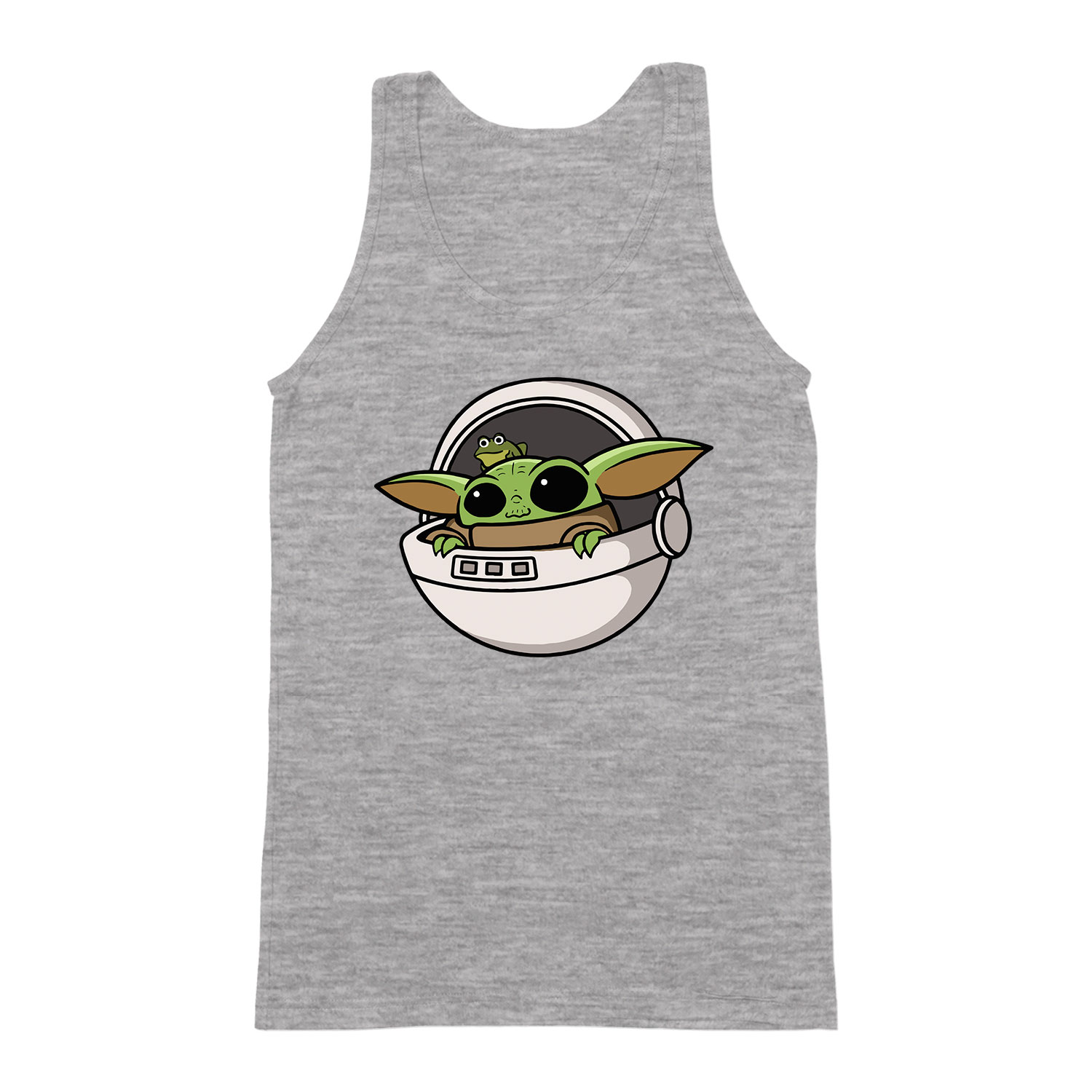 baba yoda baby yoda grogu Sportszürke Férfi Trikó