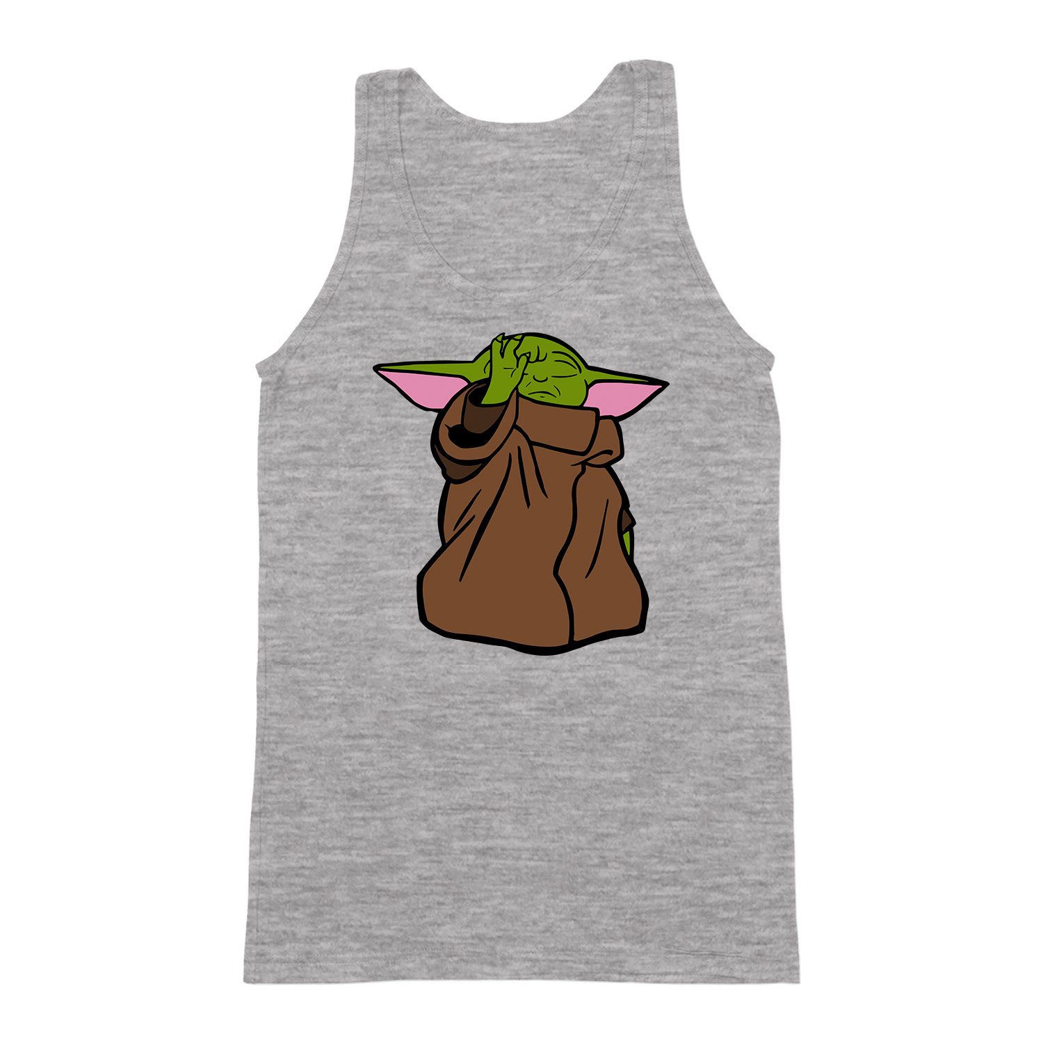 baba yoda baby yoda Sportszürke Férfi Trikó