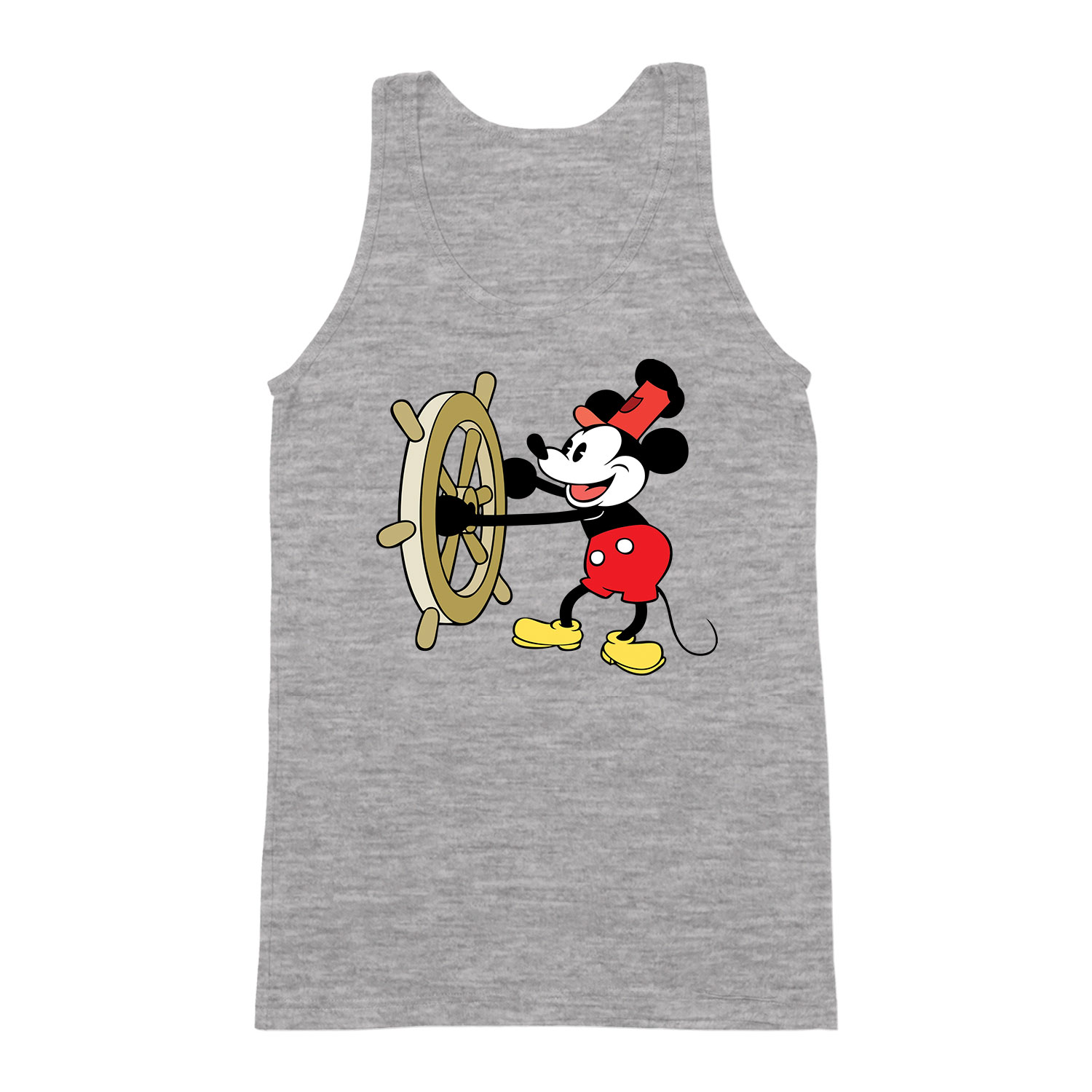 steamboat willie mickey egér Sportszürke Férfi Trikó