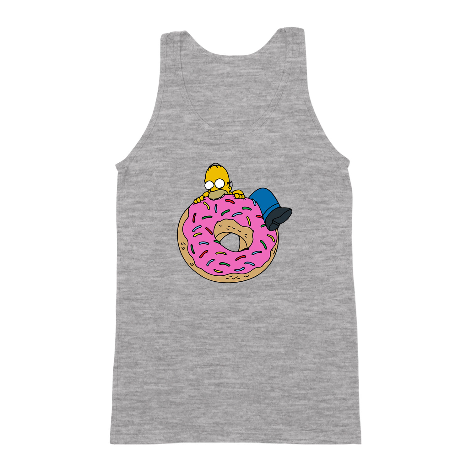 homer simpson fánk Sportszürke Férfi Trikó