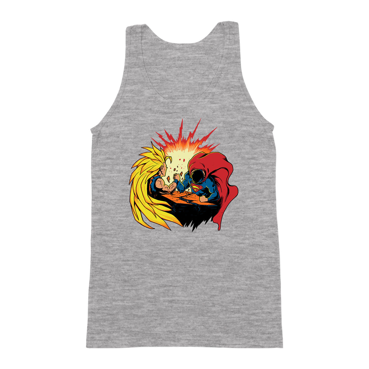 son goku superman Sportszürke Férfi Trikó