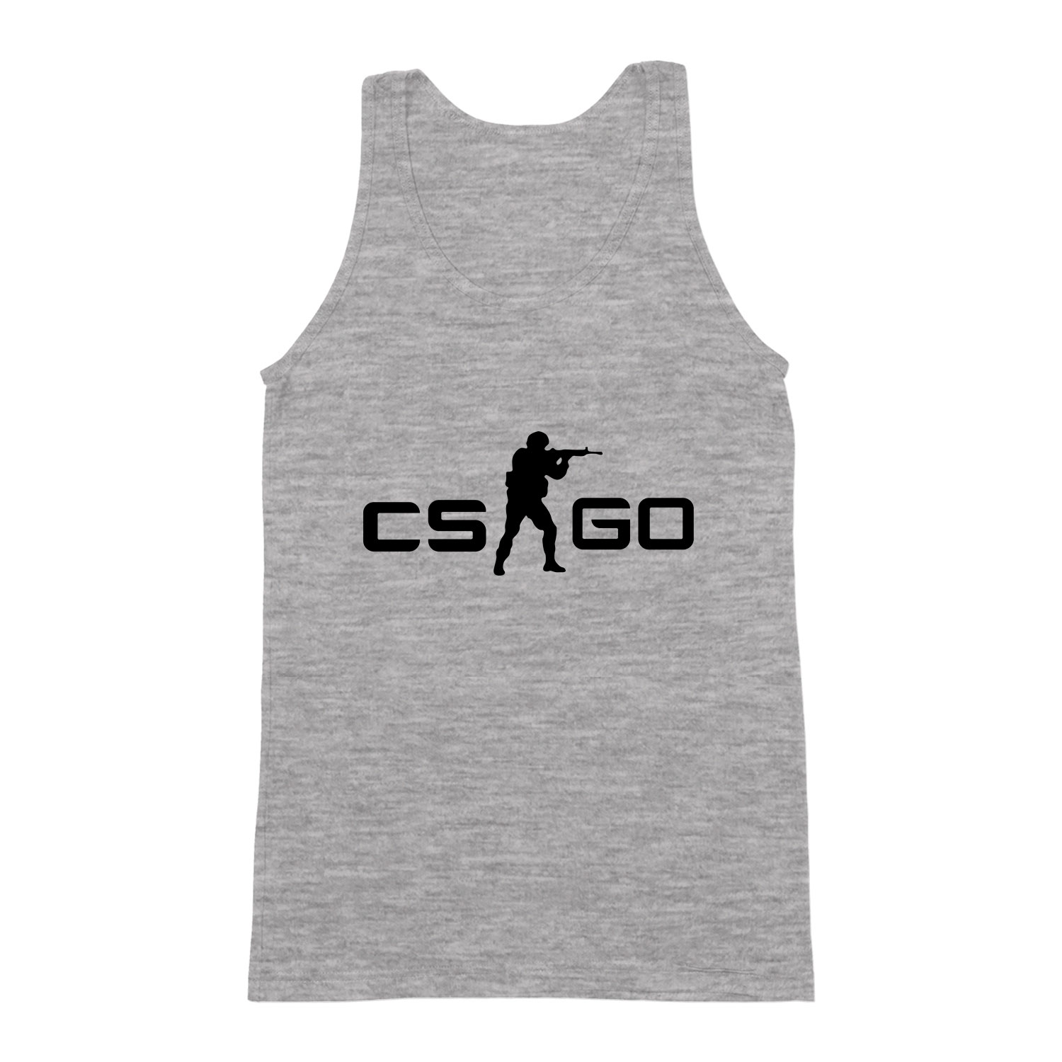 counter strike cs go Sportszürke Férfi Trikó