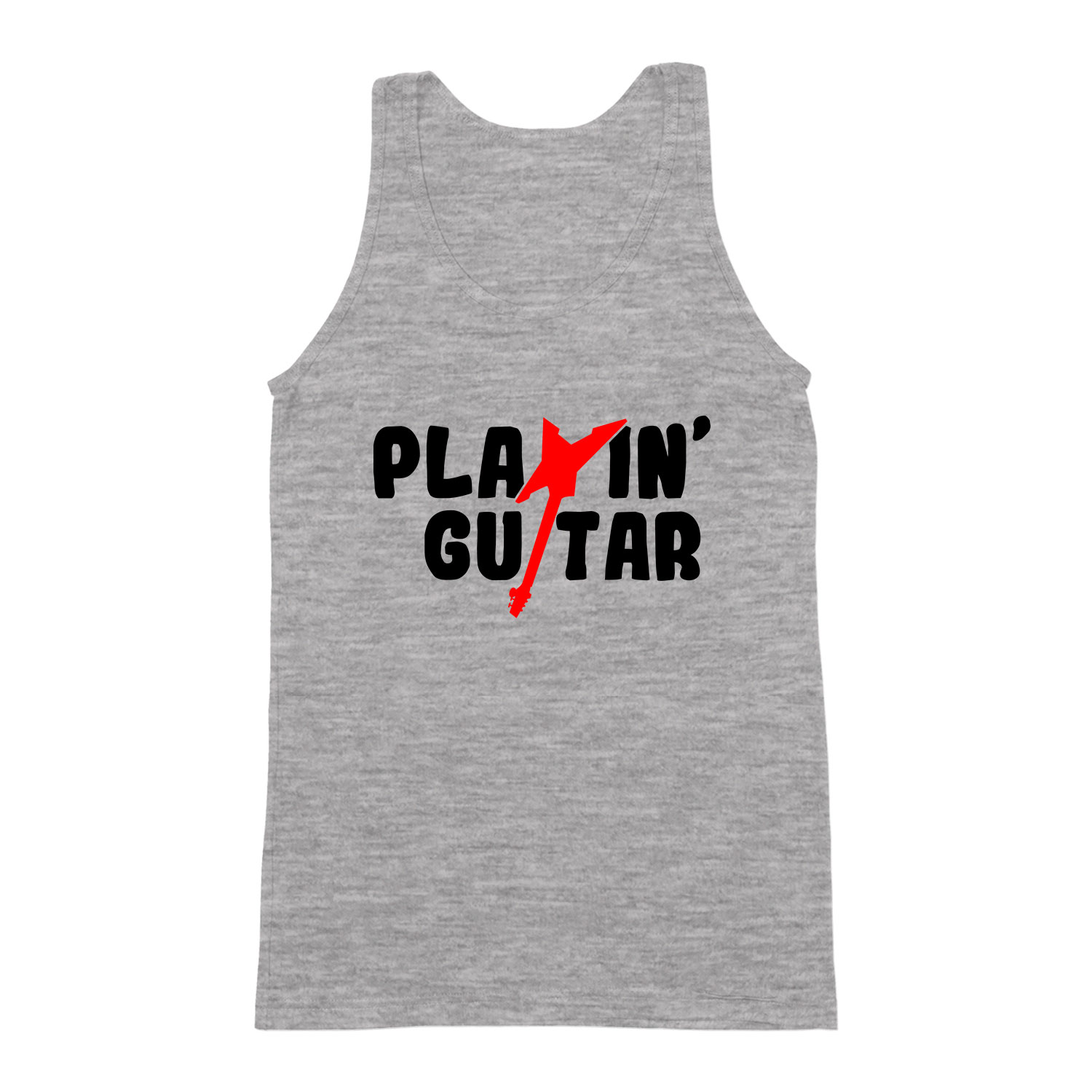 gitár gitáros Sportszürke Férfi Trikó