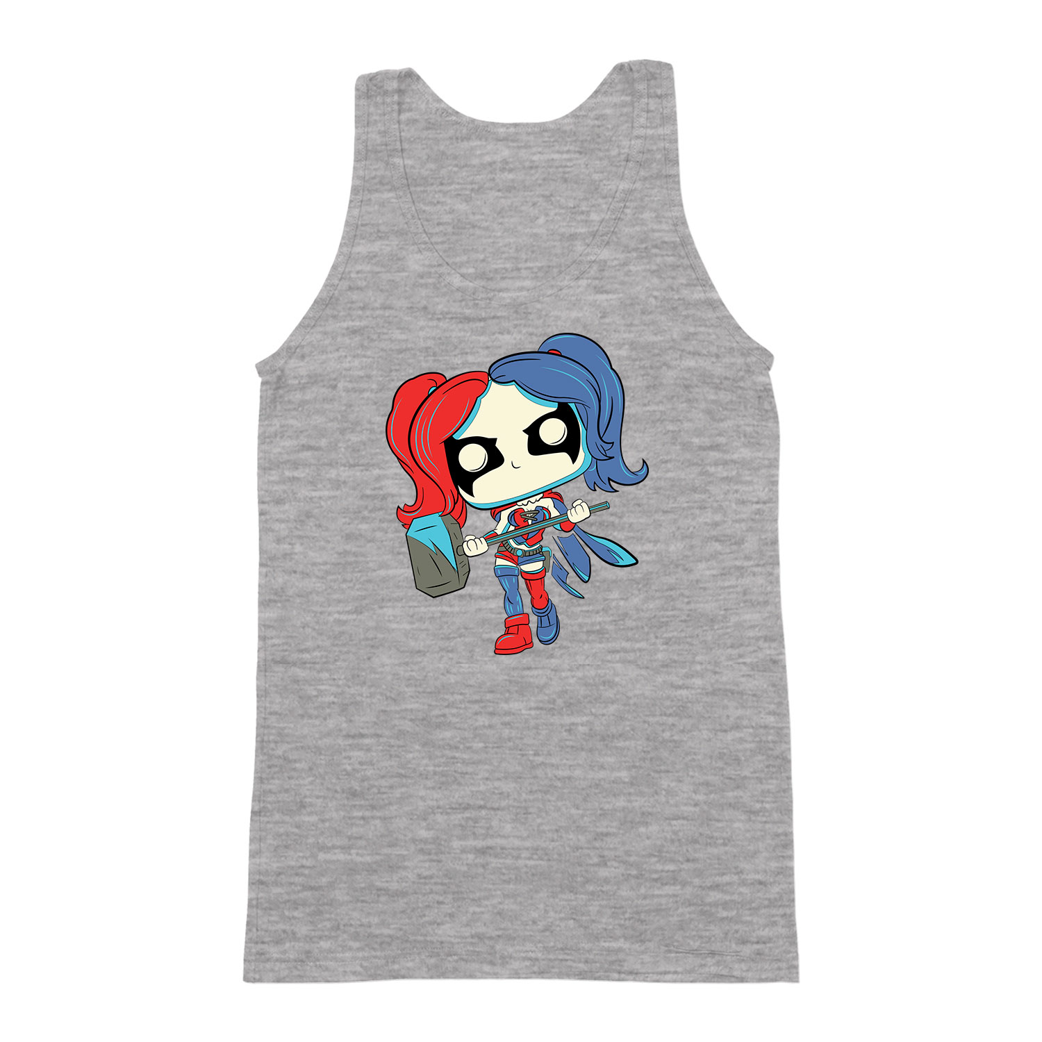harley quinn Sportszürke Férfi Trikó