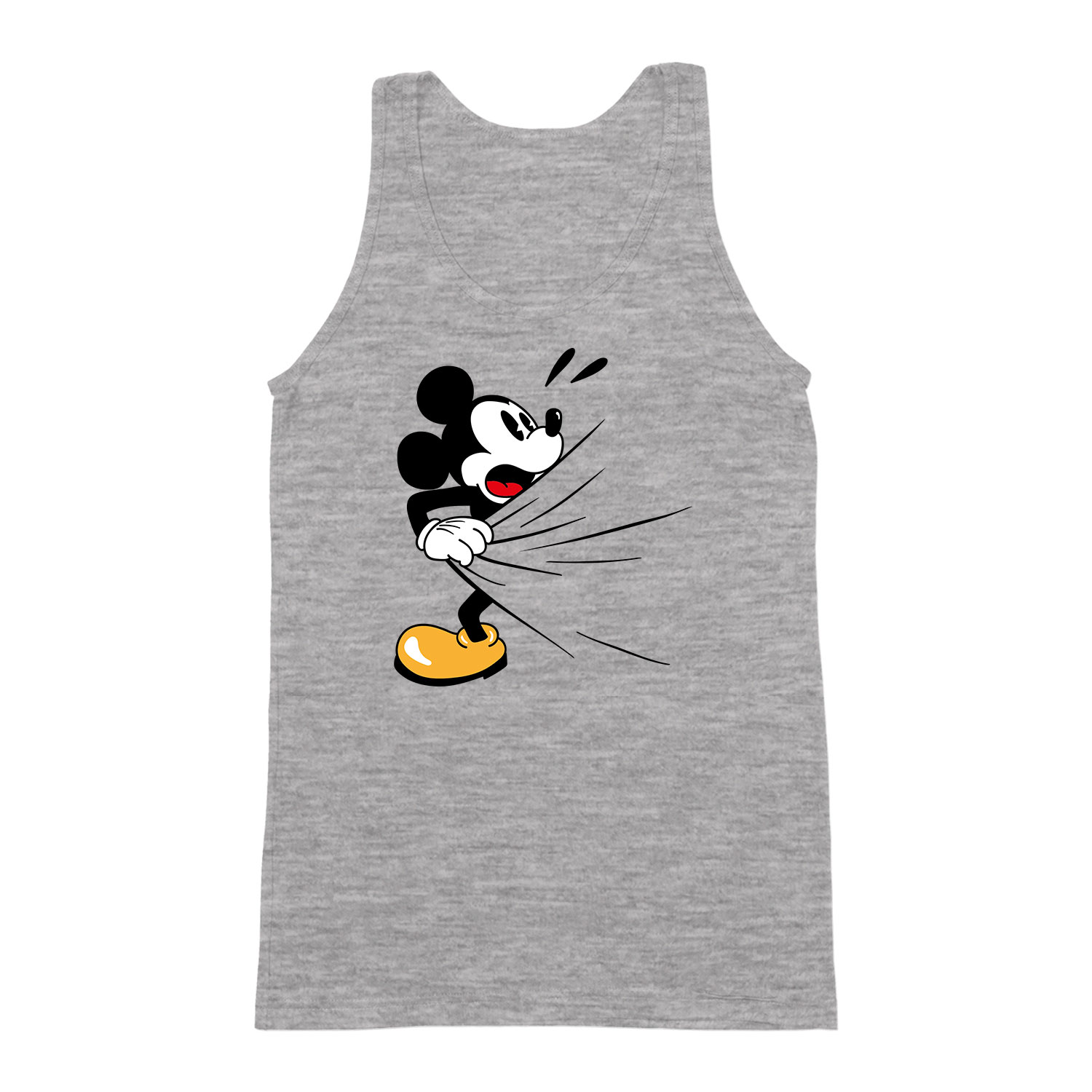 mickey egér zuhanyzik Sportszürke Férfi Trikó