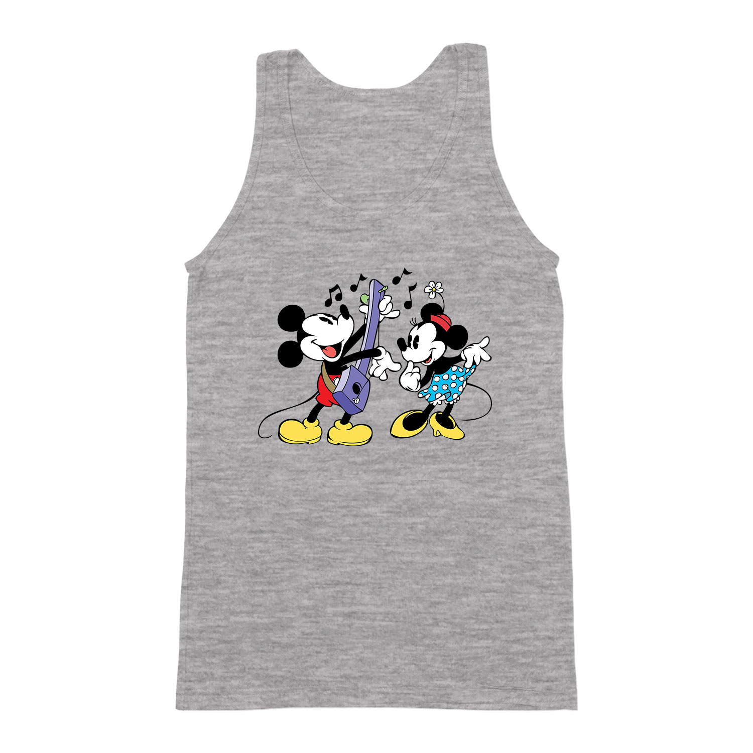 mickey és minnie egér Sportszürke Férfi Trikó